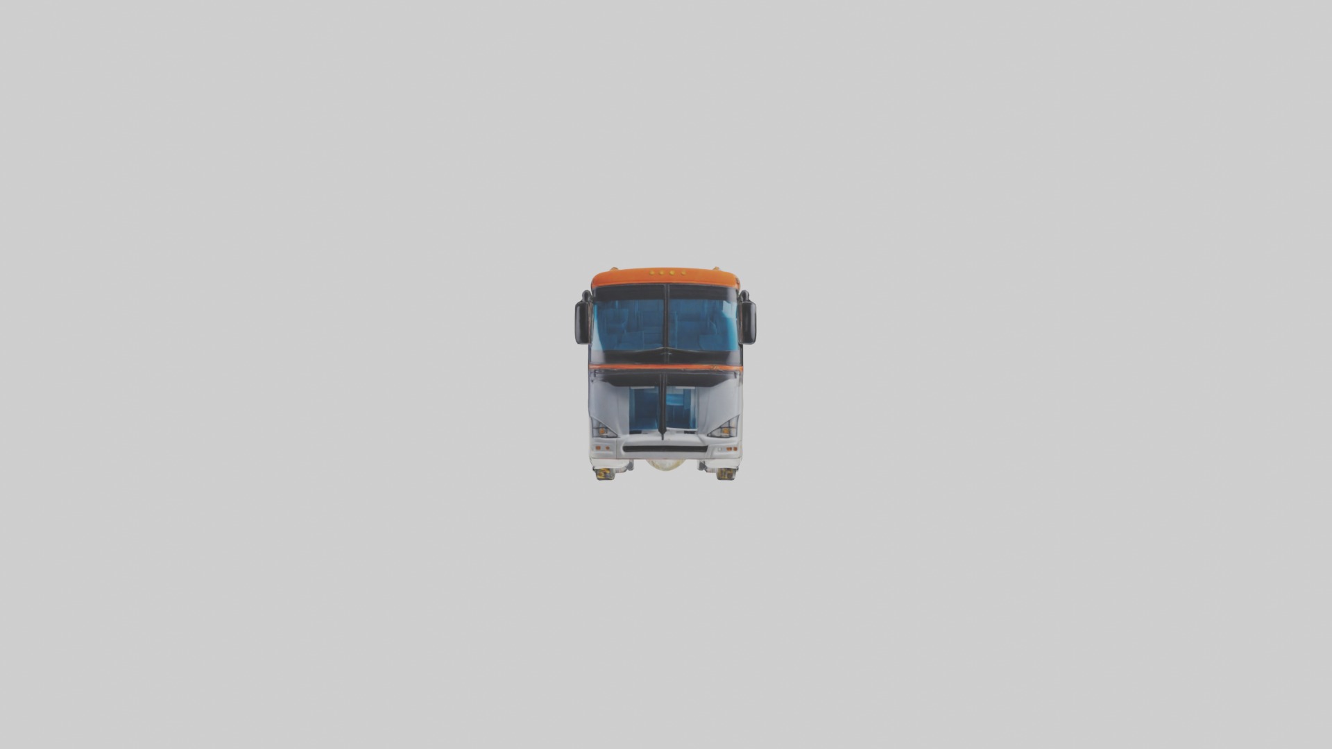 Tour Bus Model 1 Low-poly 3D model_3