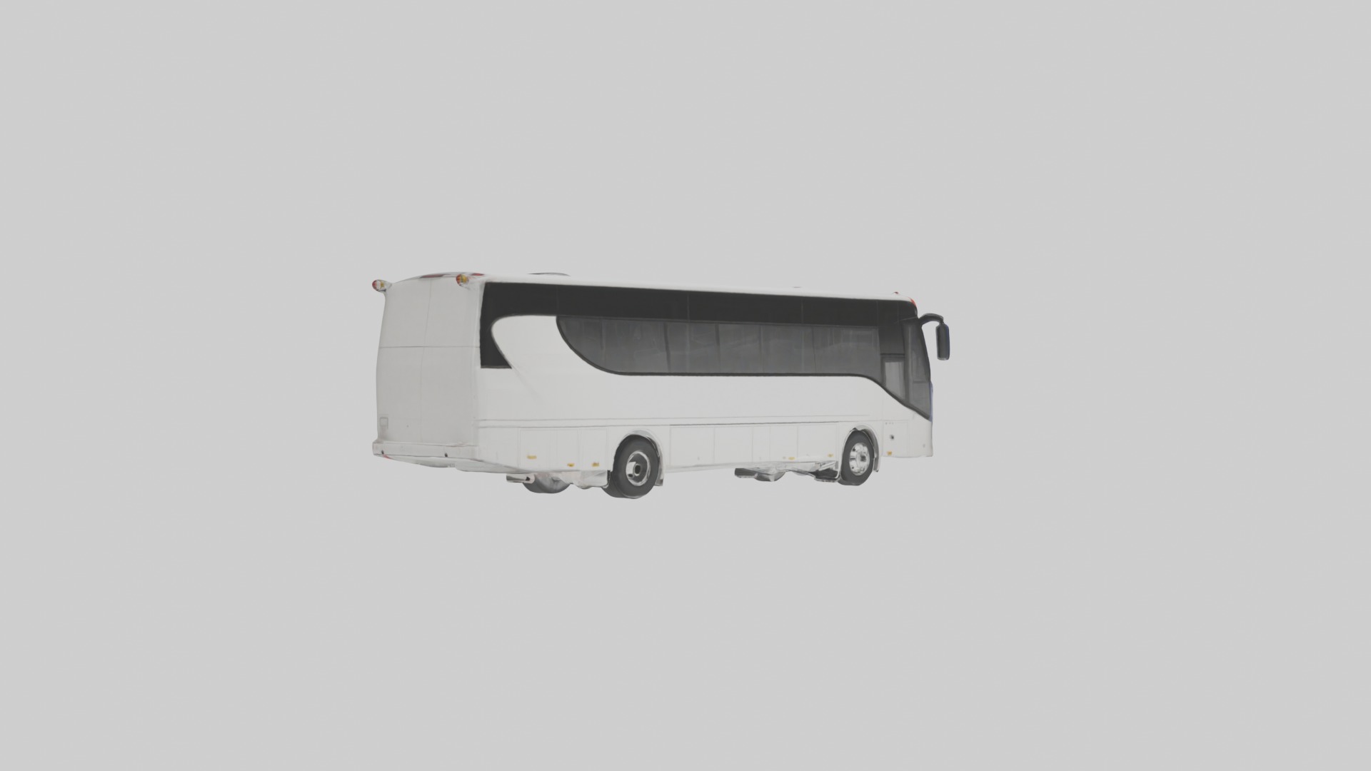 Tour Bus Model 1 Low-poly 3D model_2