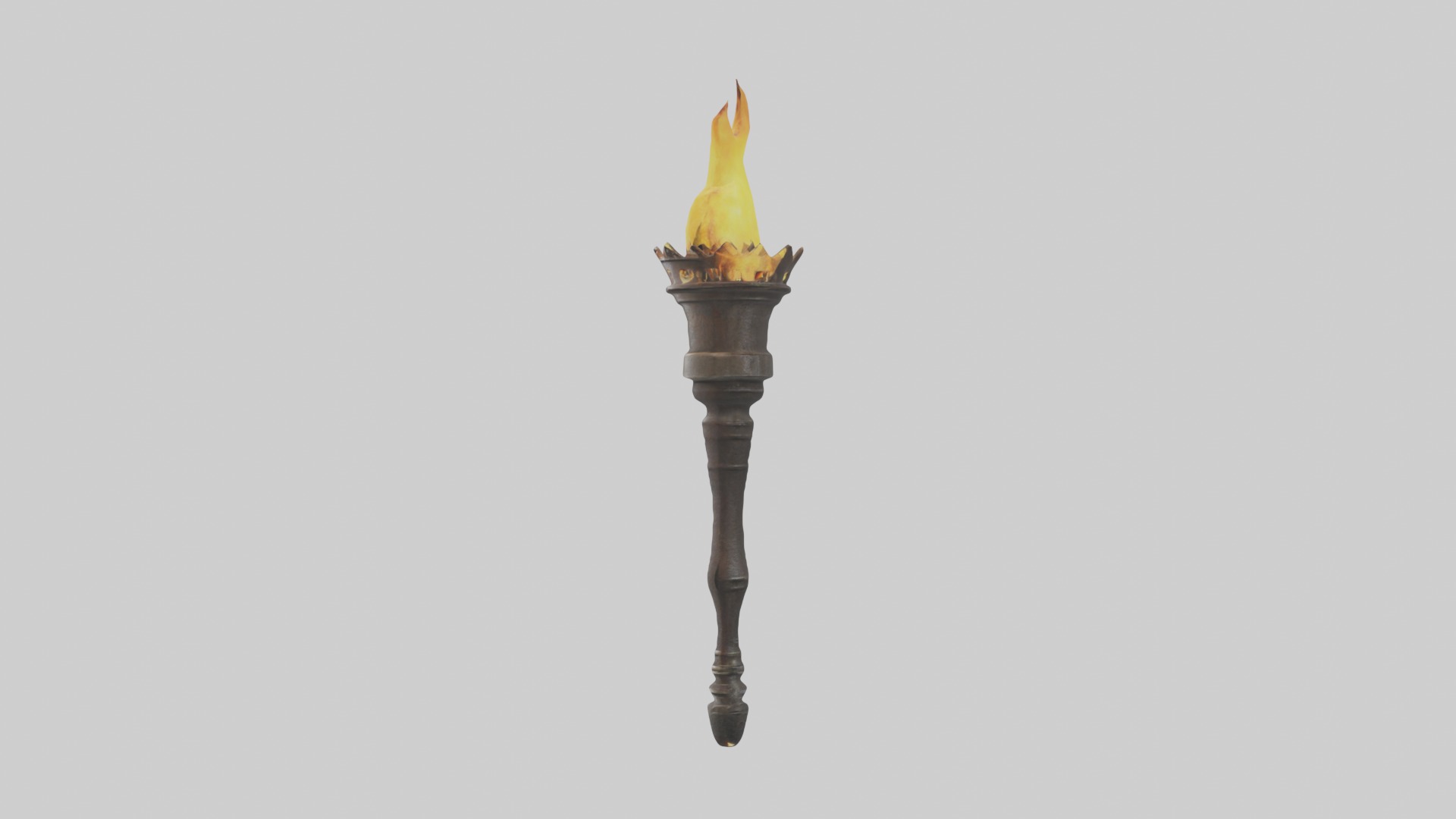 Torch Model Low-poly 3D model_6