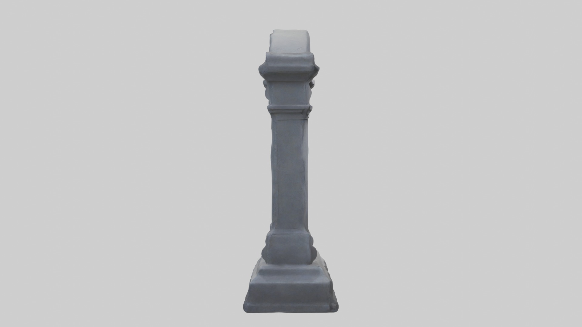 Tombstone Model Low-poly 3D model_7