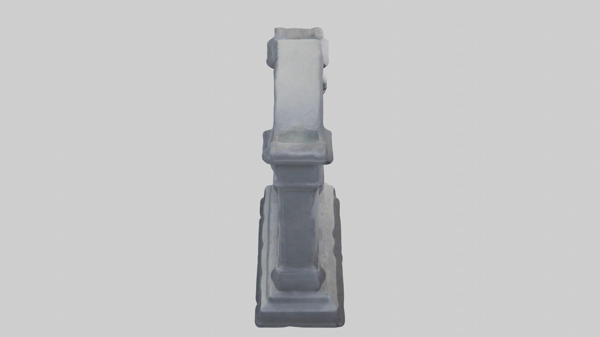 Tombstone Model Low-poly 3D model_12