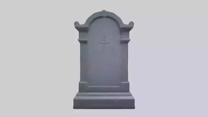 Tombstone Model Low-poly 3D model