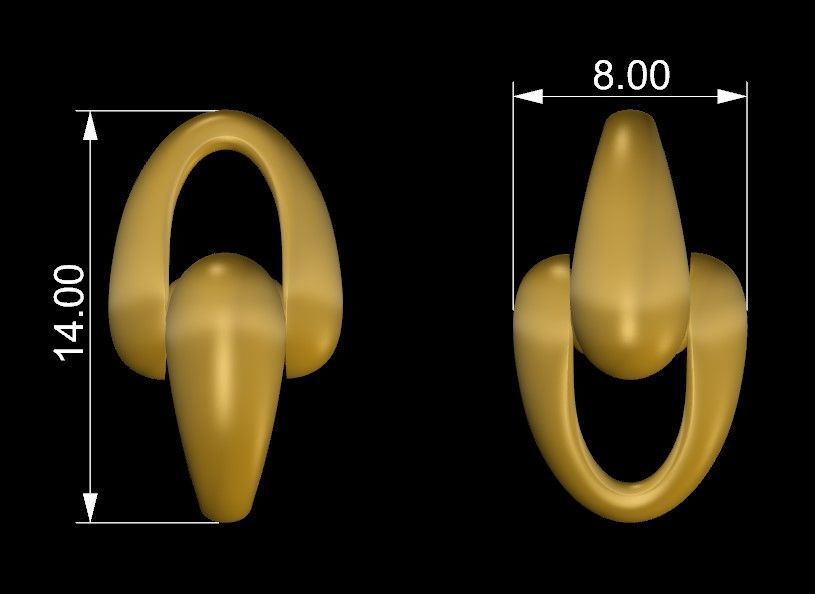 Chain Necklace 3D print model_9