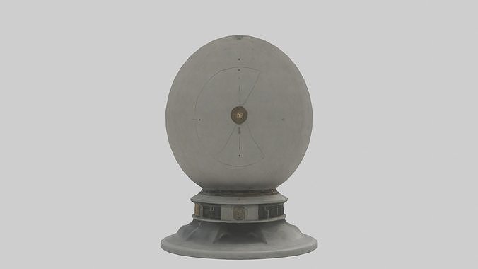 Time Travel Device Mo 1 Low-poly 3D model