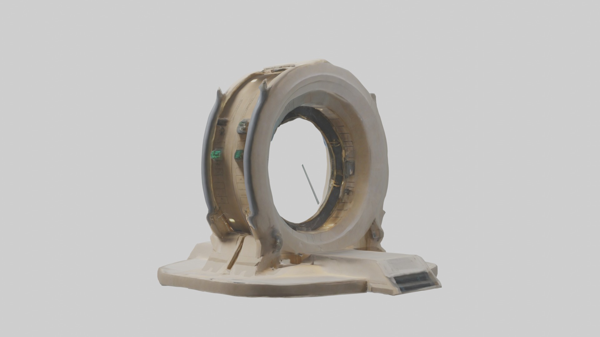 Teleportation Device 1 Low-poly 3D model_4