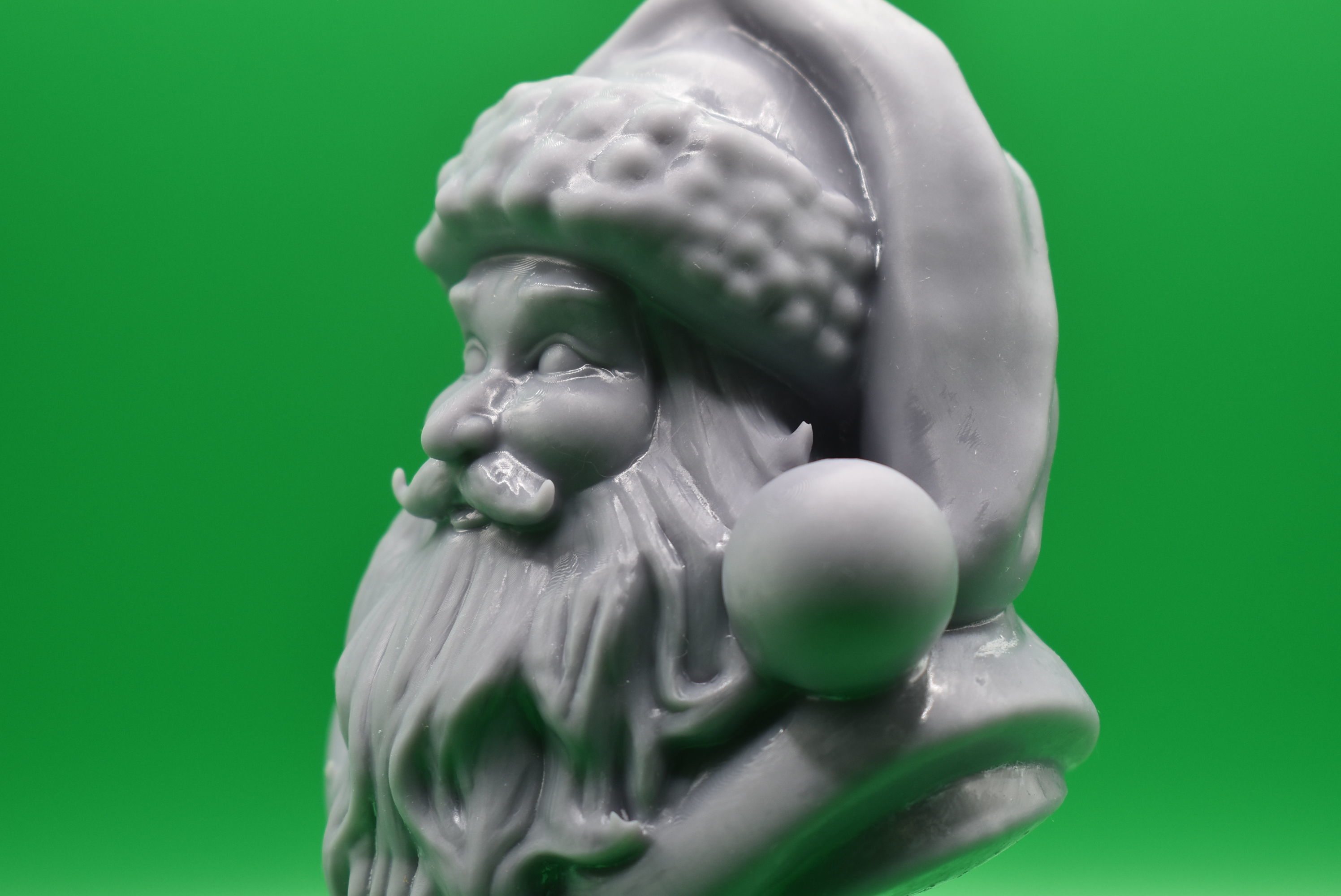 Santa Claus Bust 3D print model_8