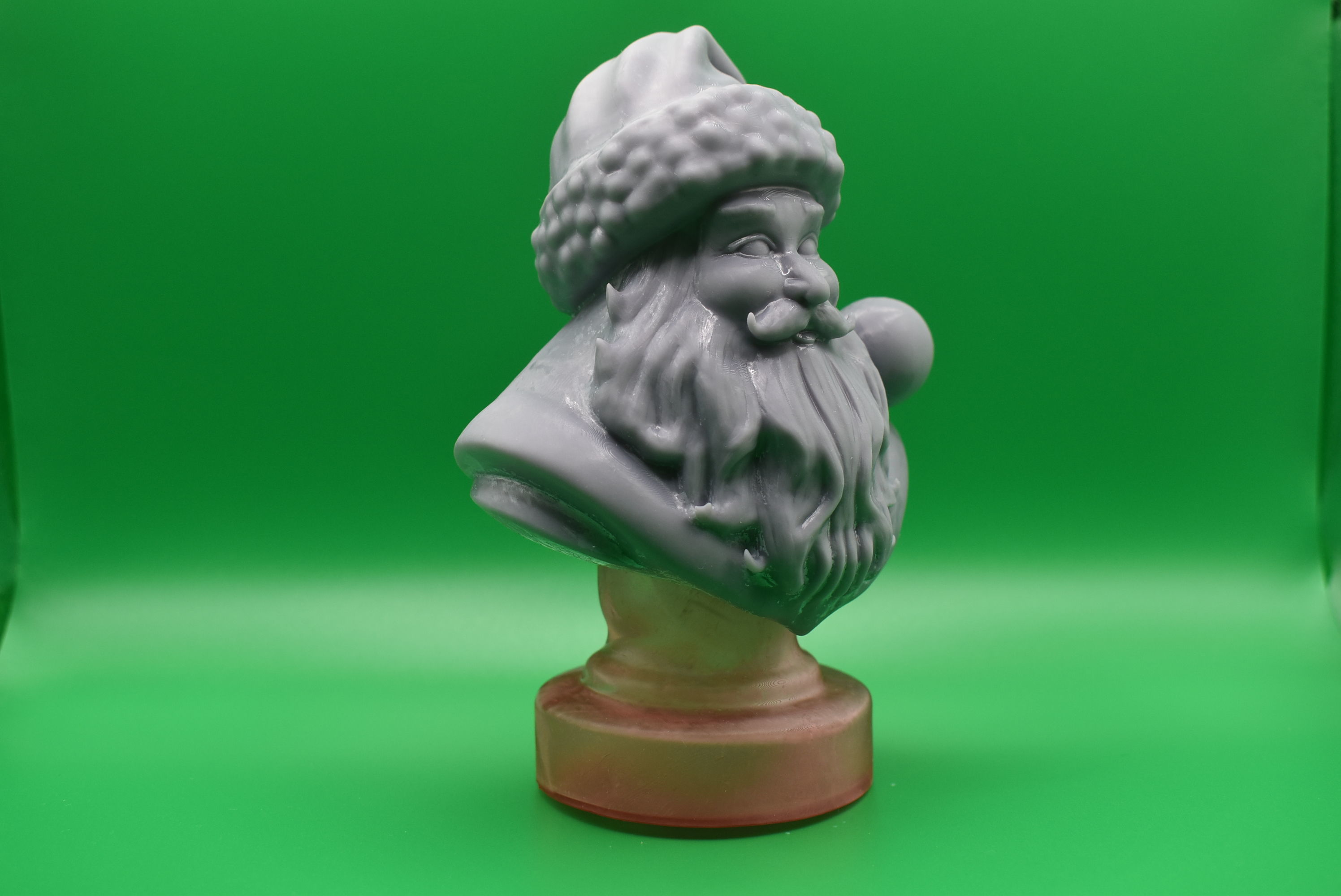 Santa Claus Bust 3D print model_6