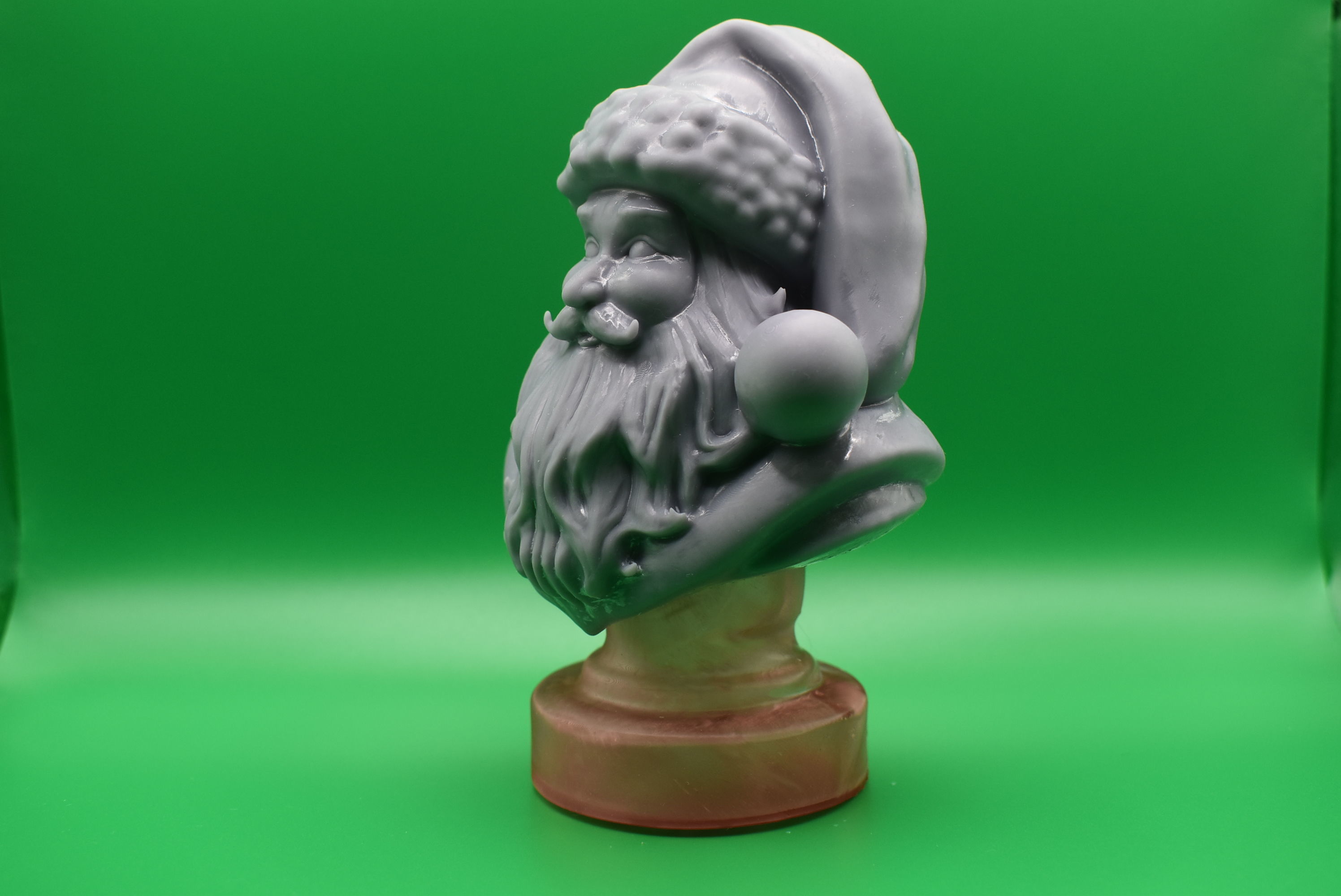 Santa Claus Bust 3D print model_5