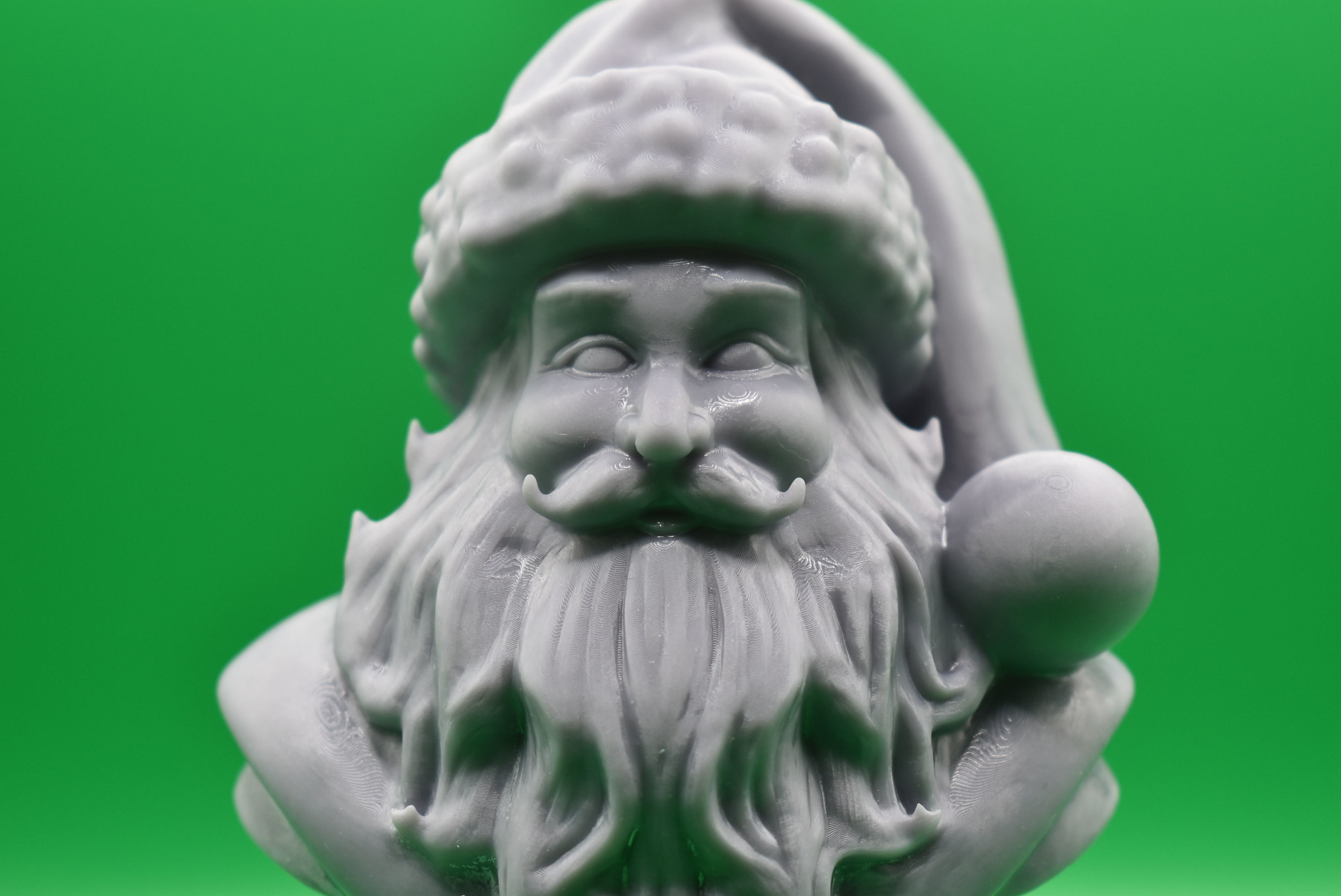 Santa Claus Bust 3D print model_7