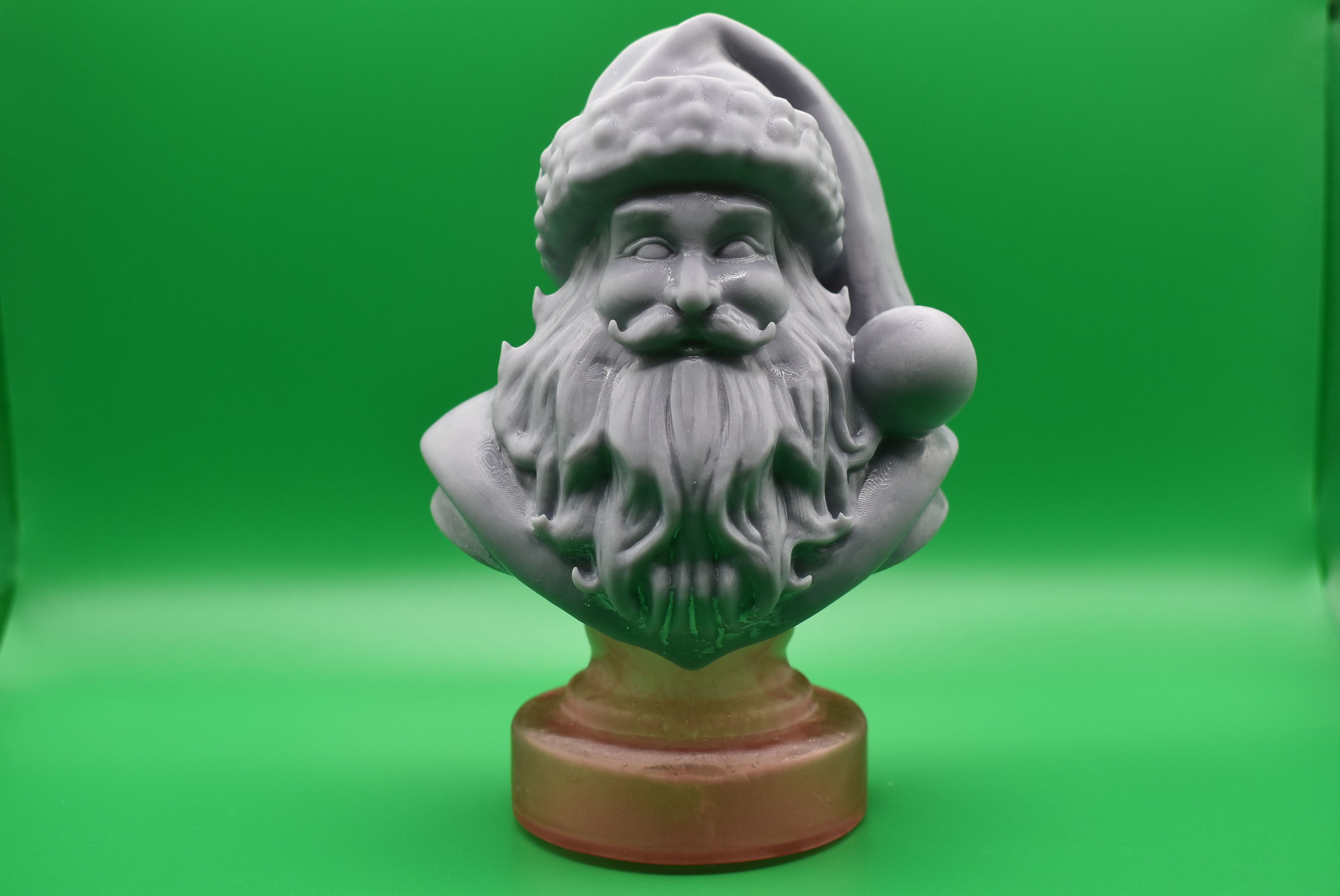 Santa Claus Bust 3D print model_4