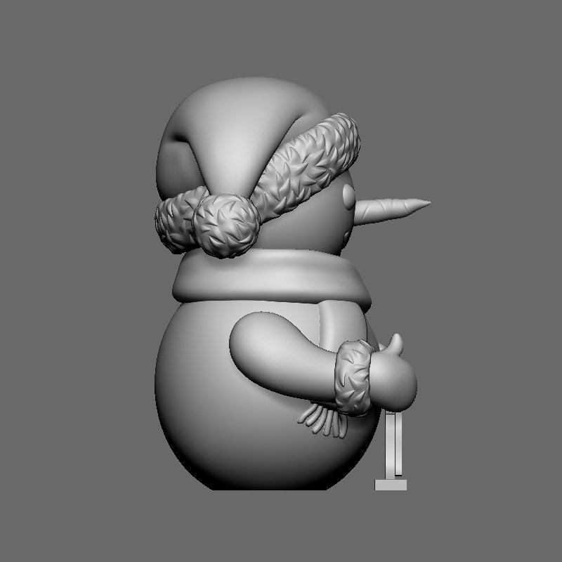Christmas Snowman 2025 3D print model_2