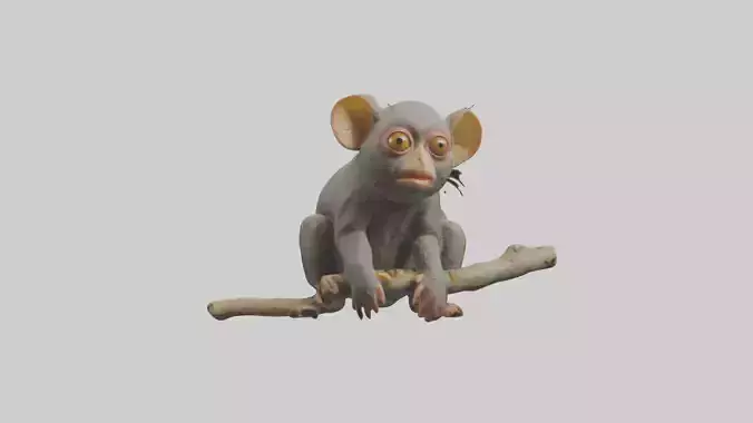 Tarsier Model 1 Low-poly 3D model