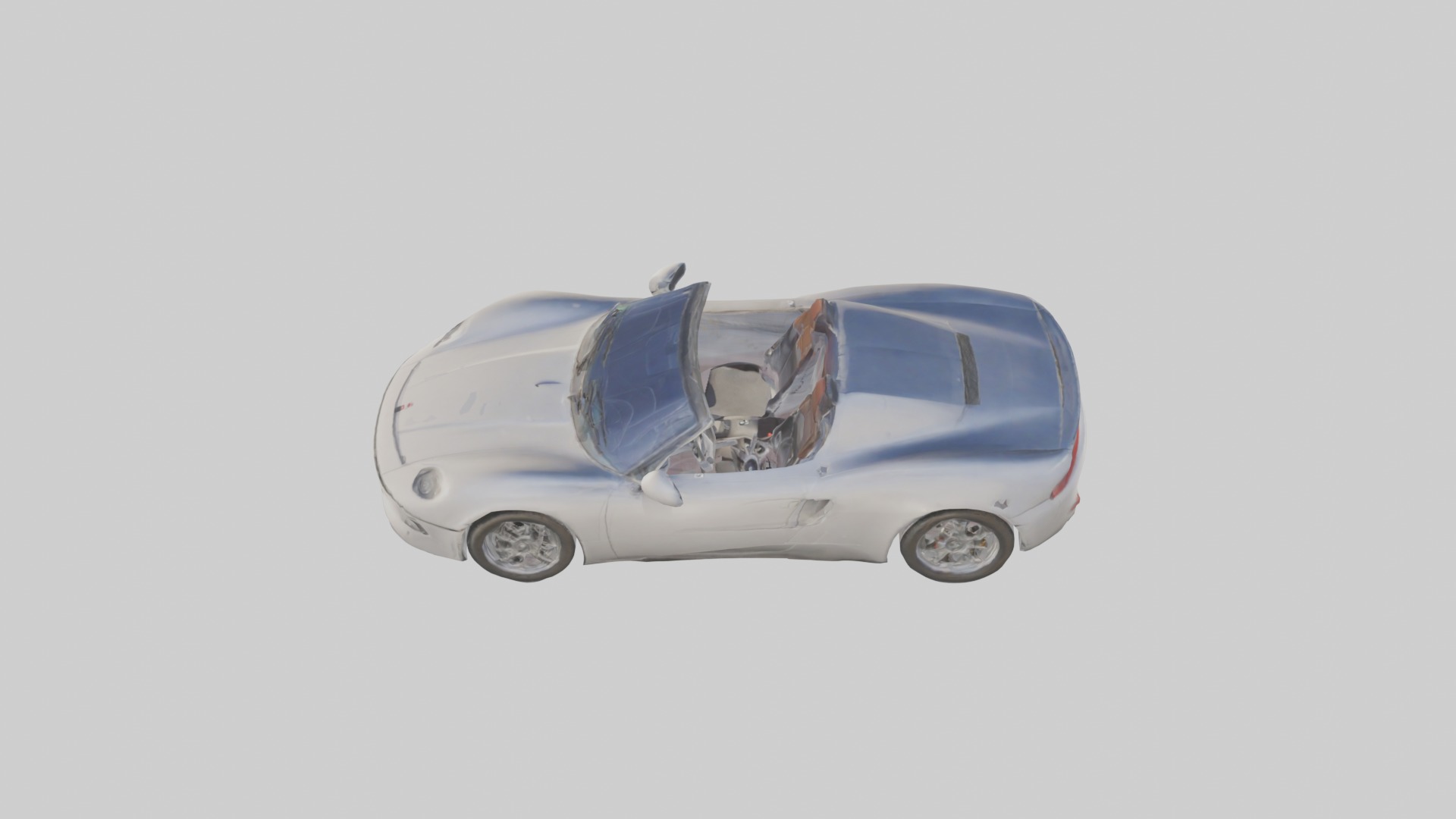 Targa Model 1 Low-poly 3D model_11