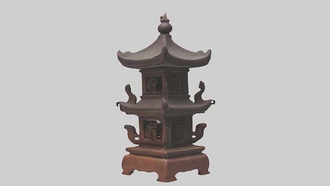 Taoist incense holder  3D model