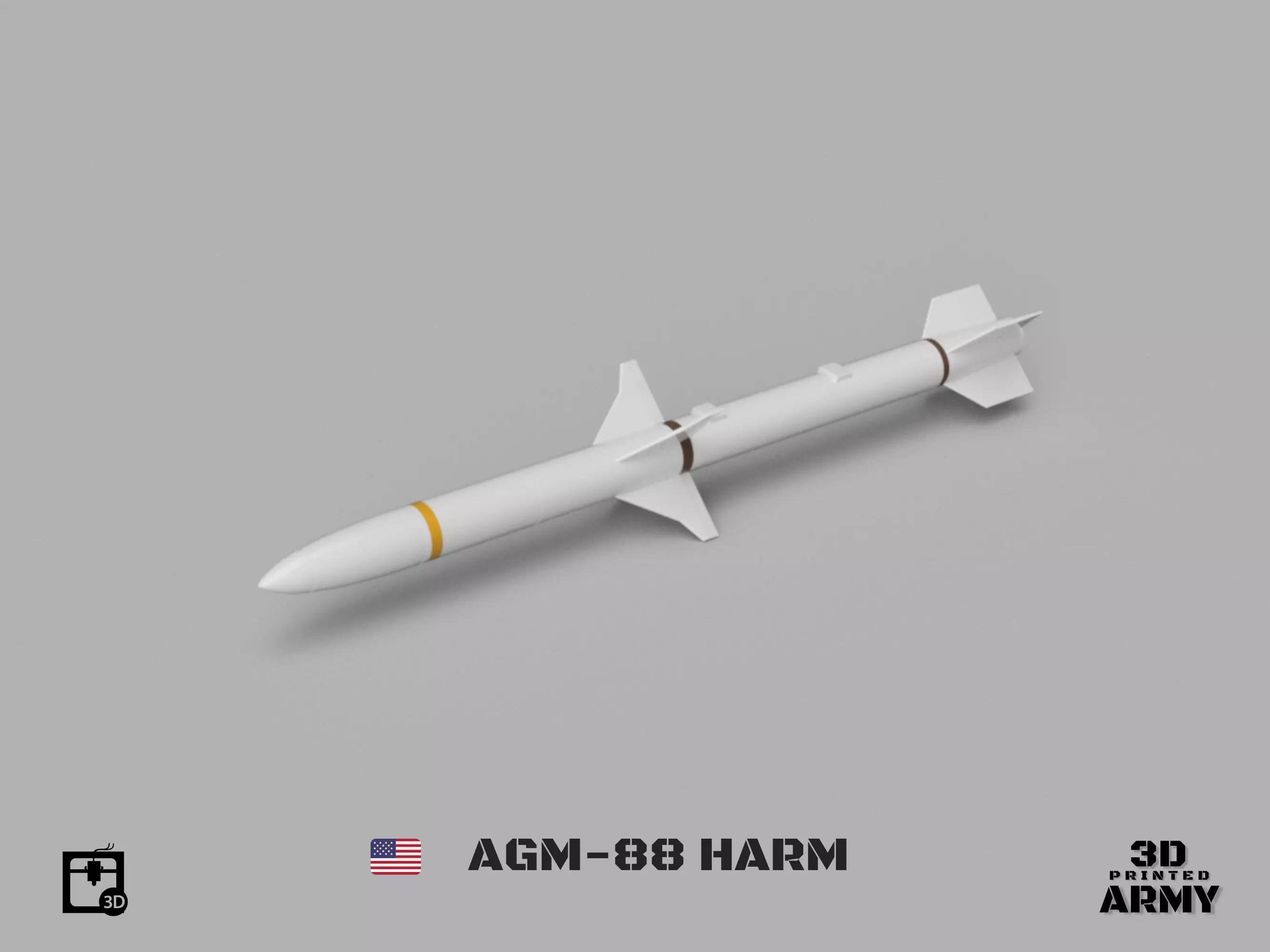 AGM-188 HARM - 3D printing files for aeromodelling  3D print model_0