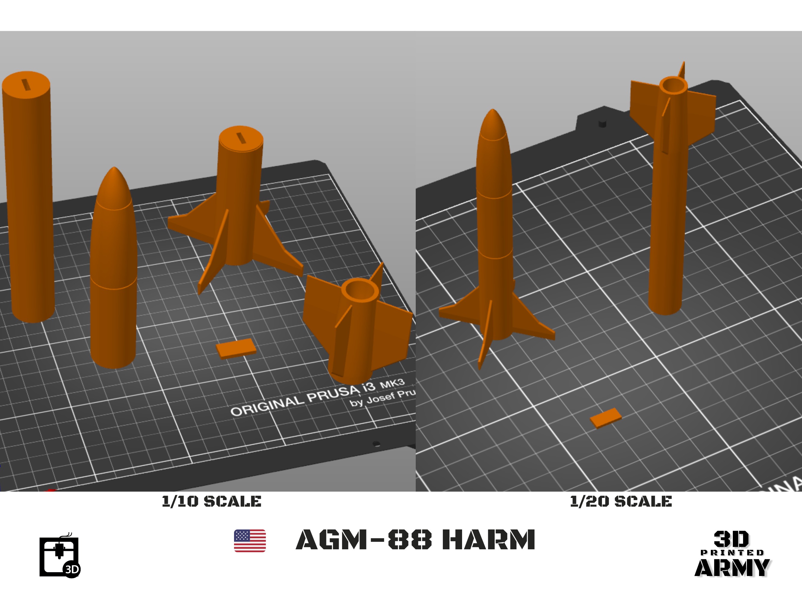 AGM-188 HARM - 3D printing files for aeromodelling  3D print model_4