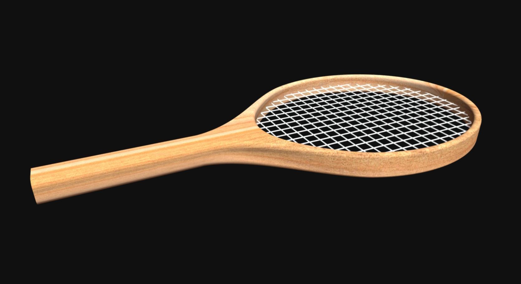 Racket 3D model_2