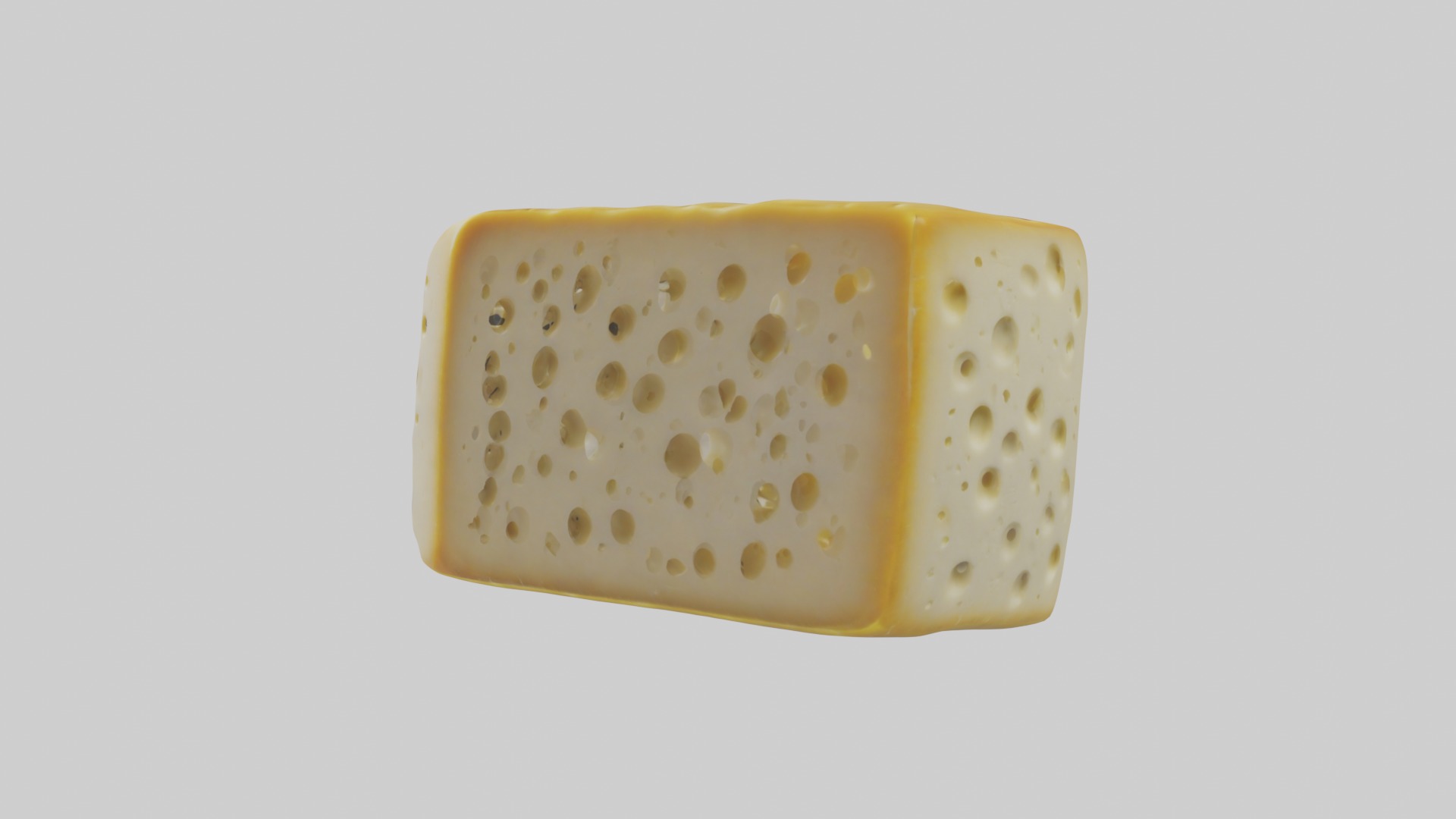 Swisscheese Model Low-poly 3D model_6