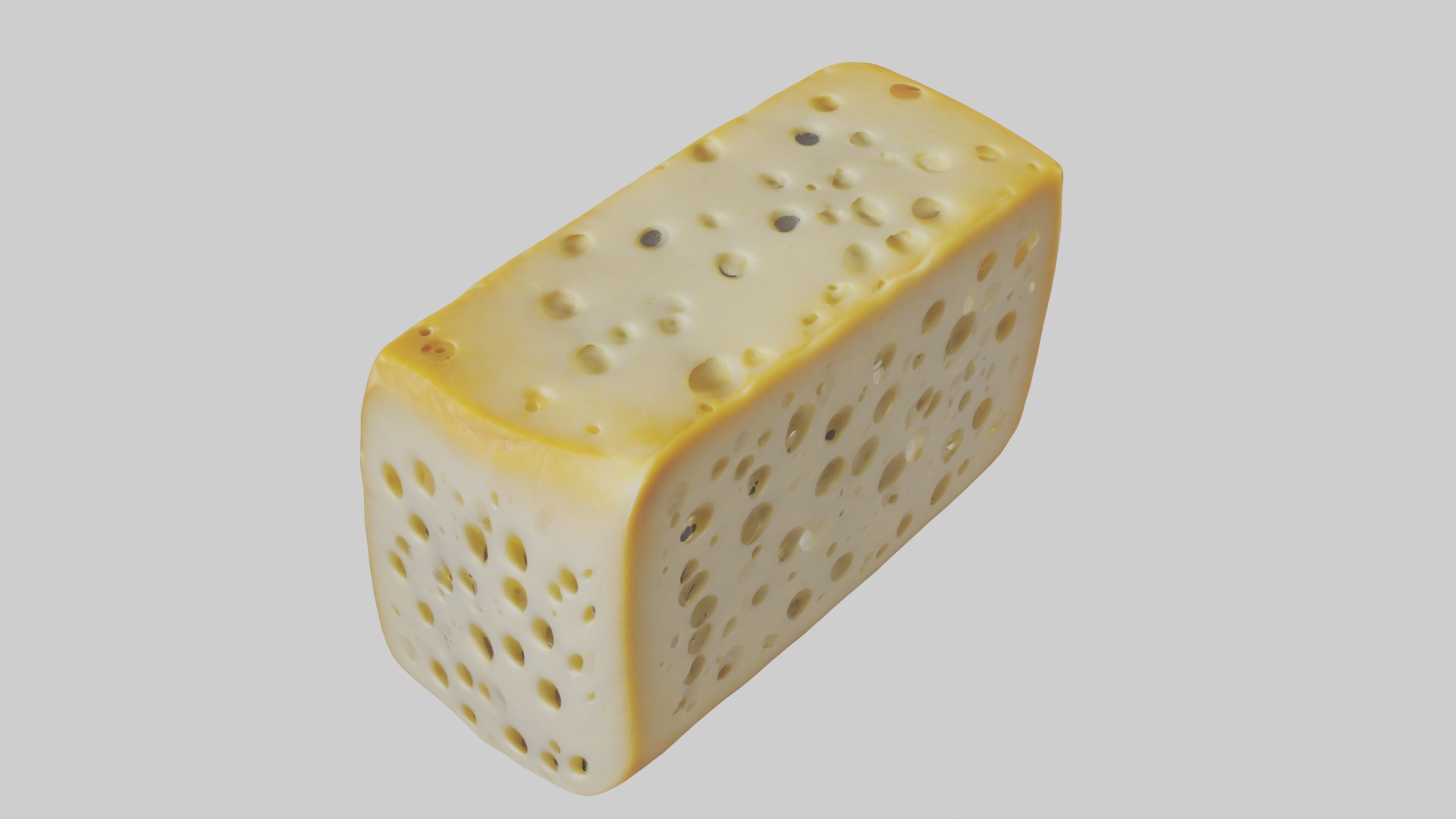 Swisscheese Model Low-poly 3D model_10