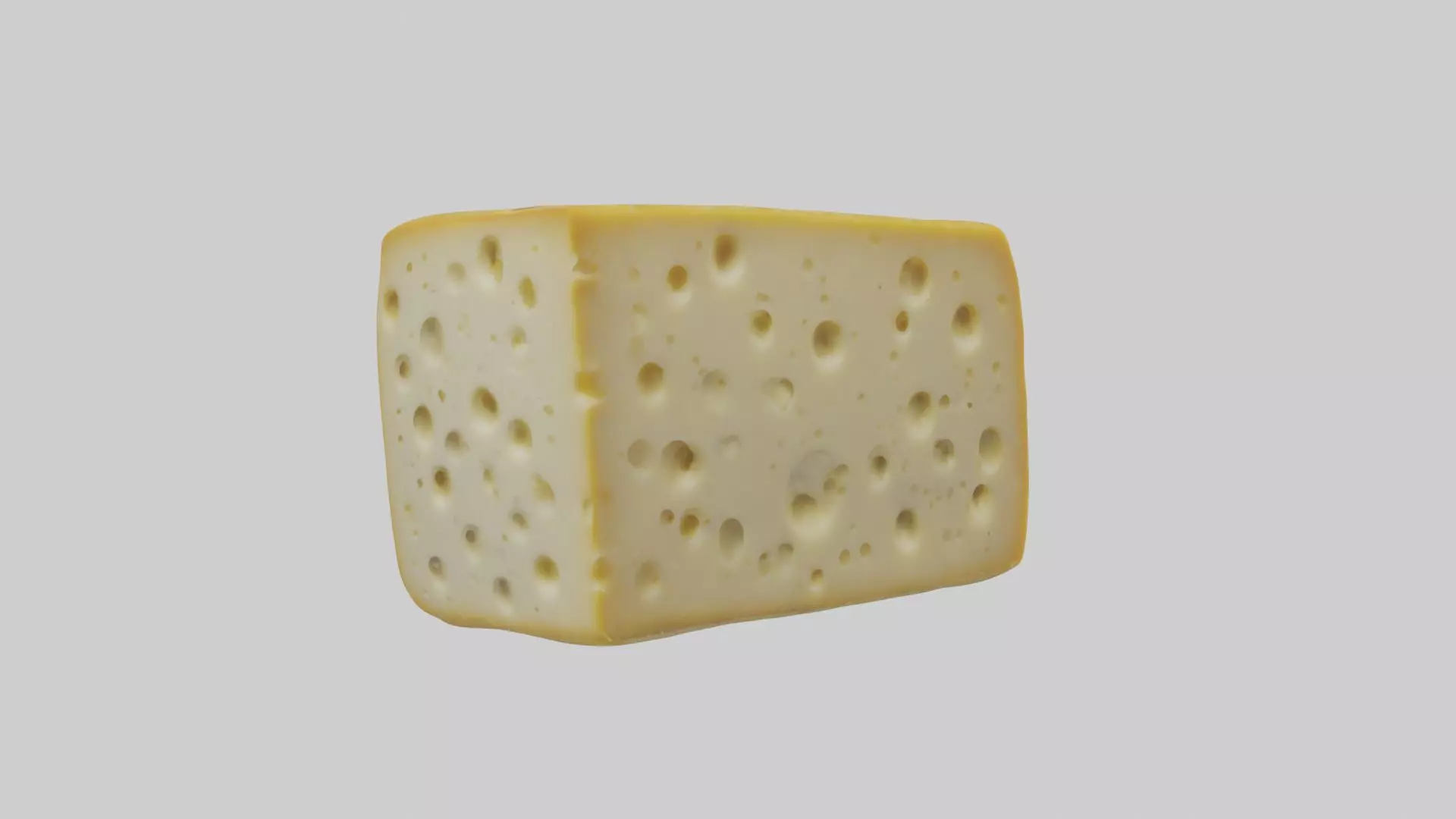 Swisscheese Model Low-poly 3D model_0