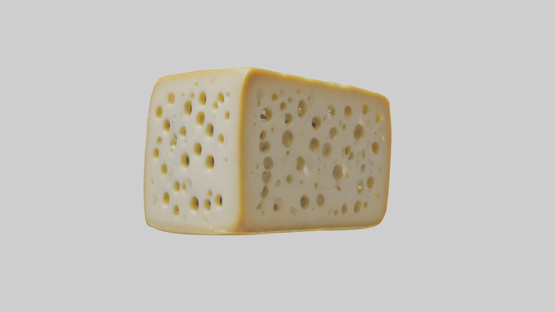 Swisscheese Model Low-poly 3D model_3