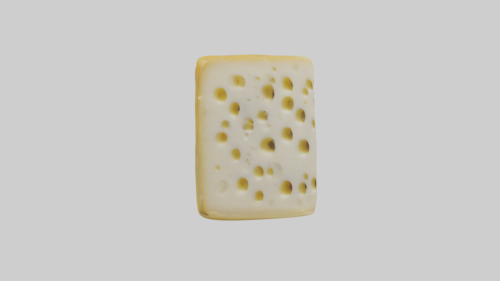Swisscheese Model Low-poly 3D model_5
