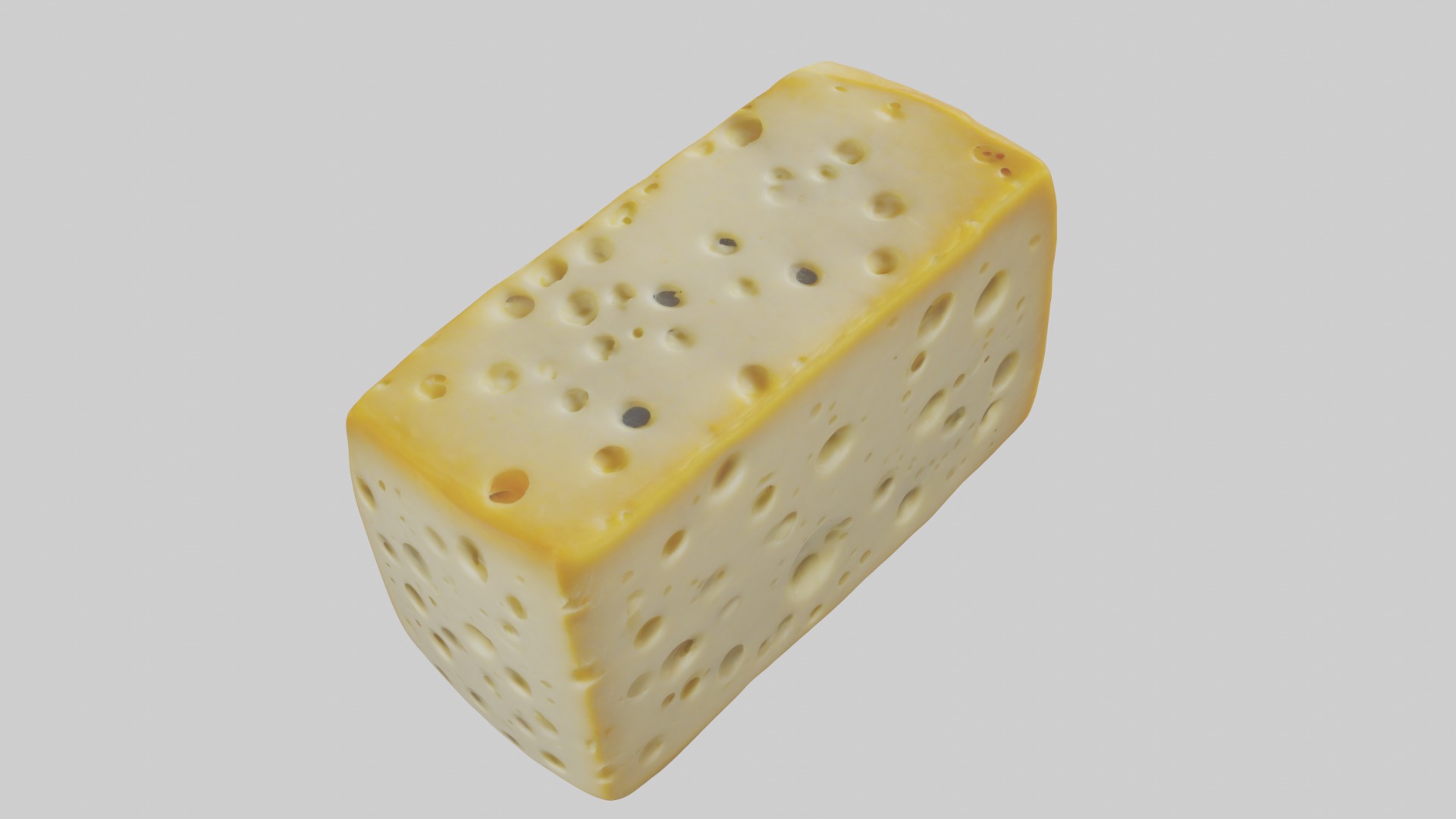 Swisscheese Model Low-poly 3D model_9
