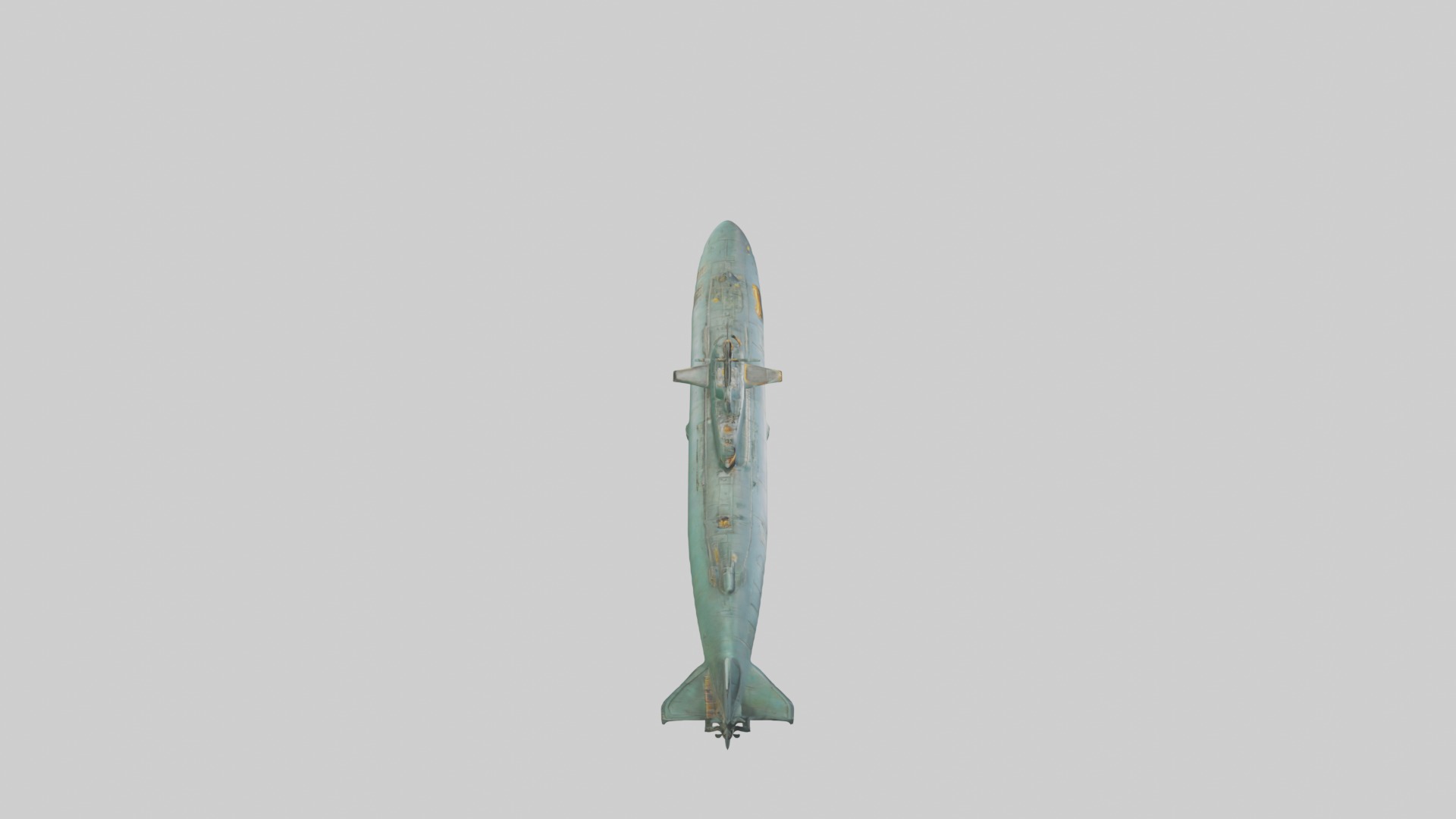 Submarine Model 1 Low-poly 3D model_12