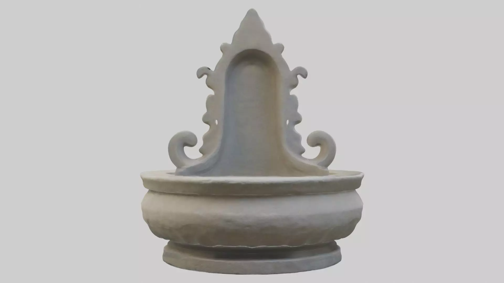 Stonewaterbasinmod 1 Low-poly 3D model_0