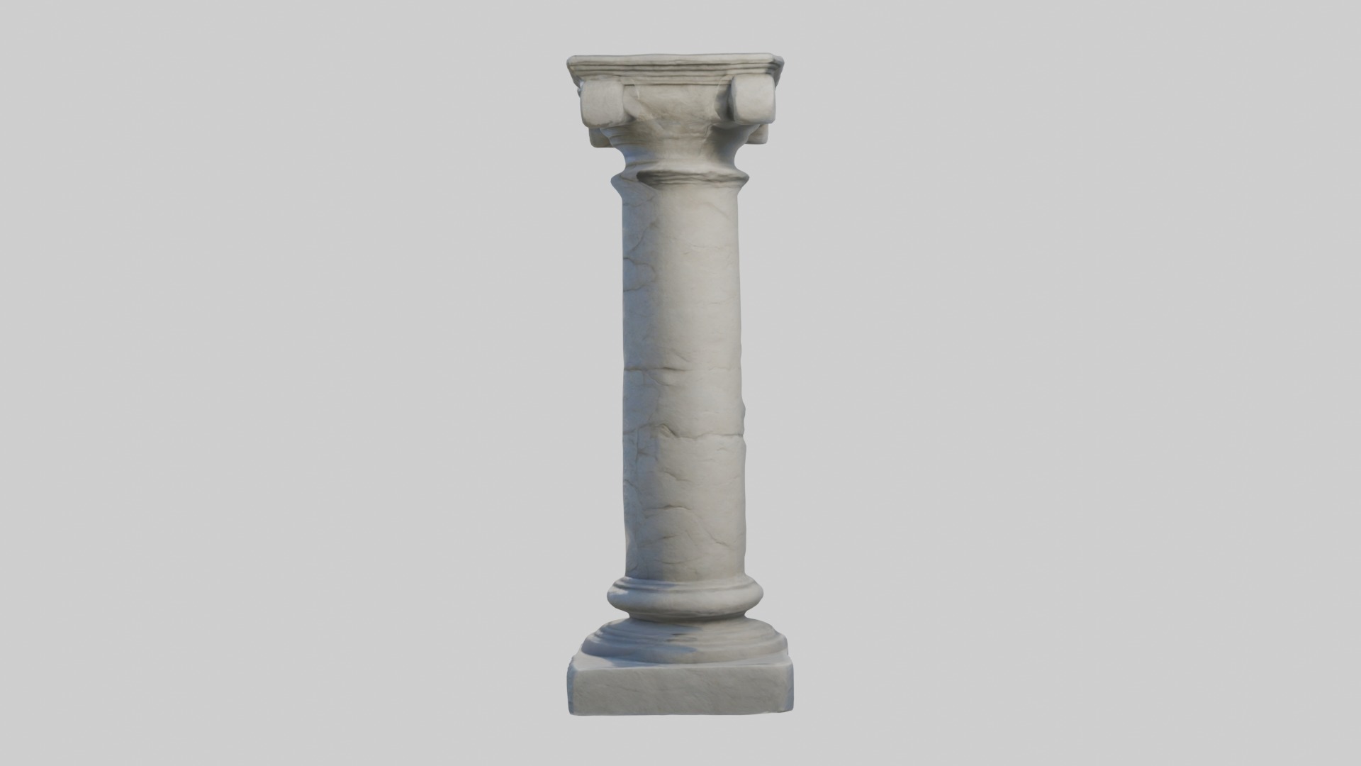 Stonepillar Model Low-poly 3D model_6
