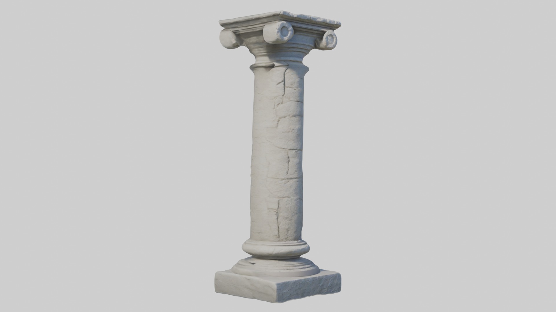 Stonepillar Model Low-poly 3D model_5