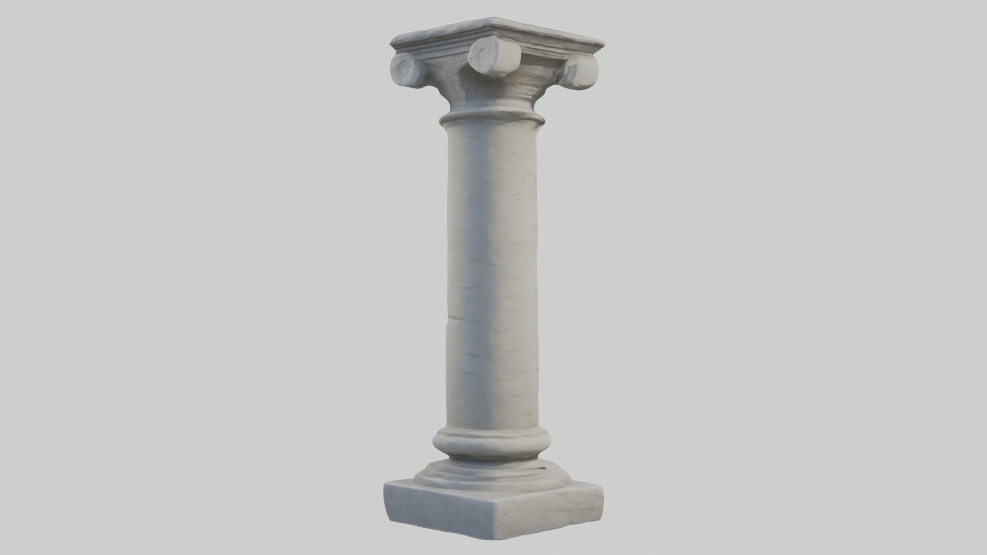 Stonepillar Model Low-poly 3D model_2