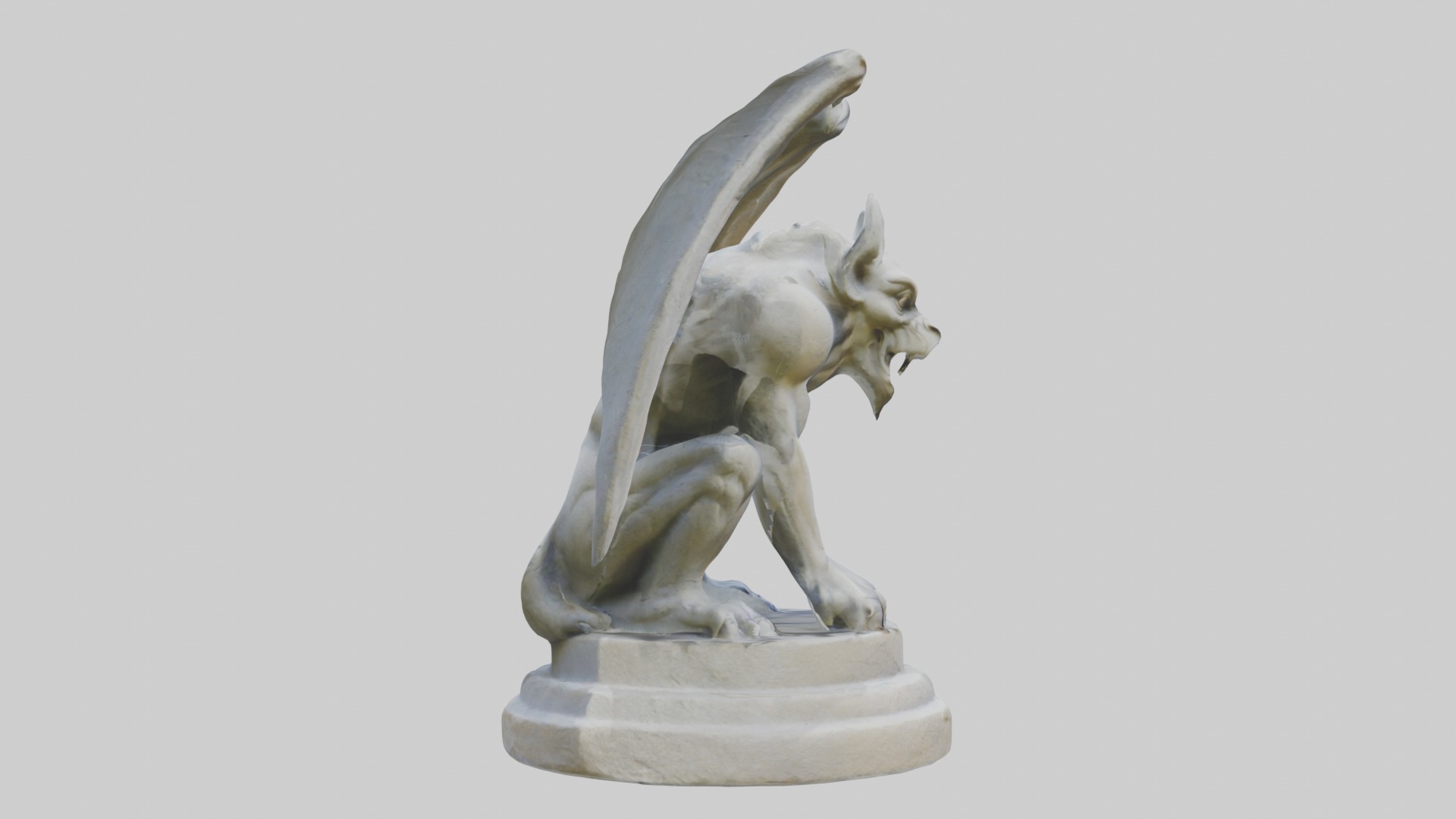 Stonegargoyle Model Low-poly 3D model_7
