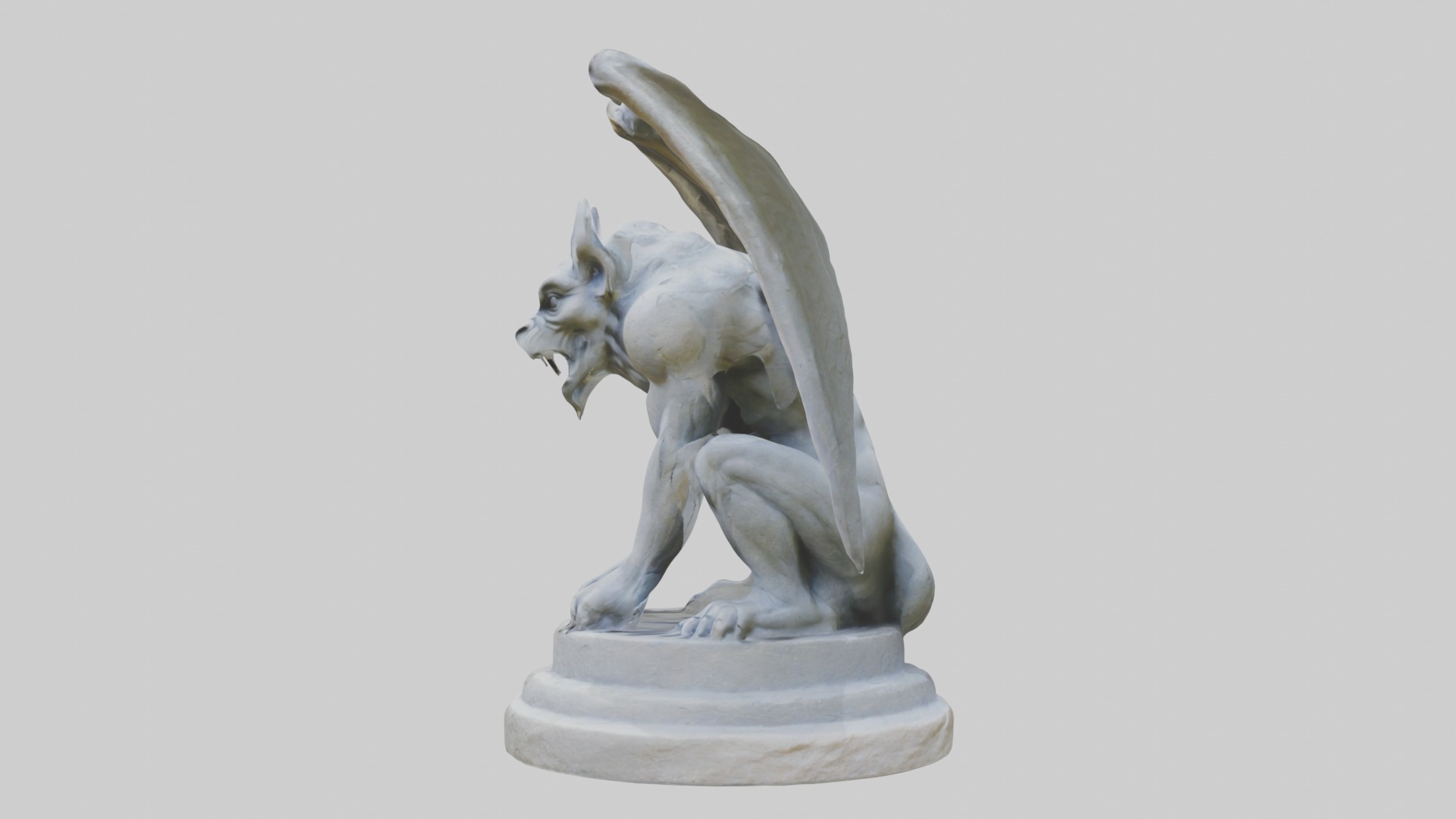 Stonegargoyle Model Low-poly 3D model_6