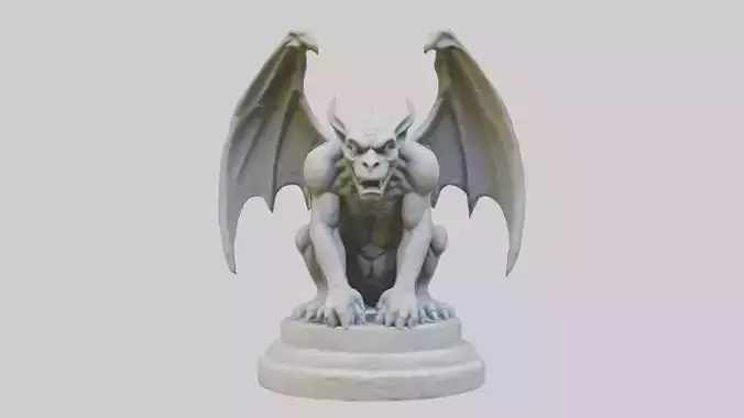 Stonegargoyle Model Low-poly 3D model