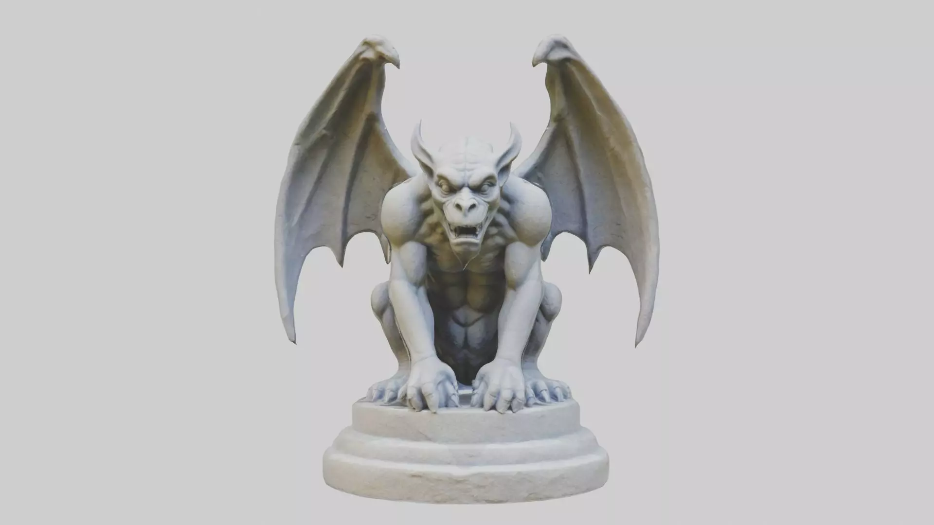 Stonegargoyle Model Low-poly 3D model_0