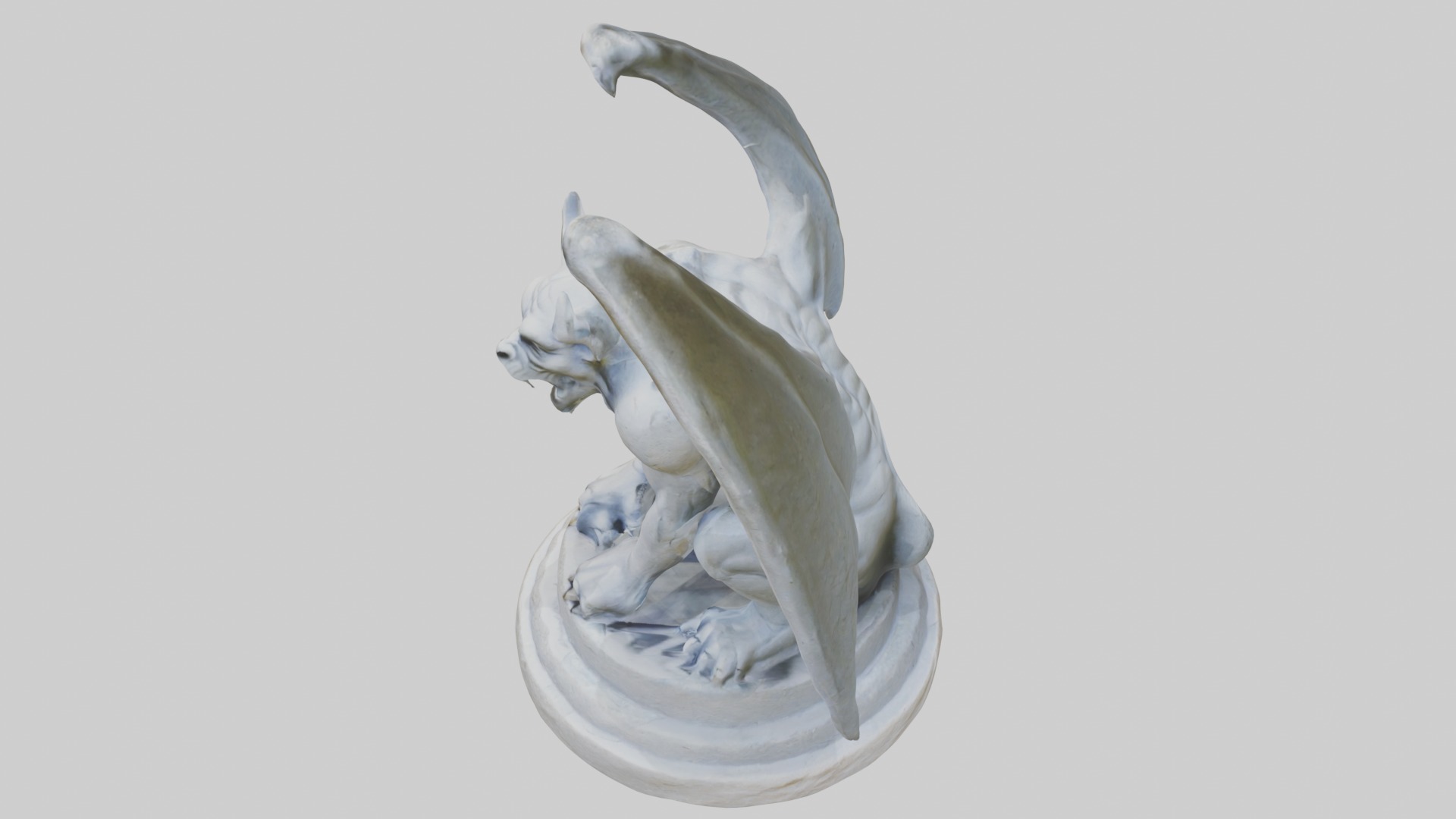 Stonegargoyle Model Low-poly 3D model_11