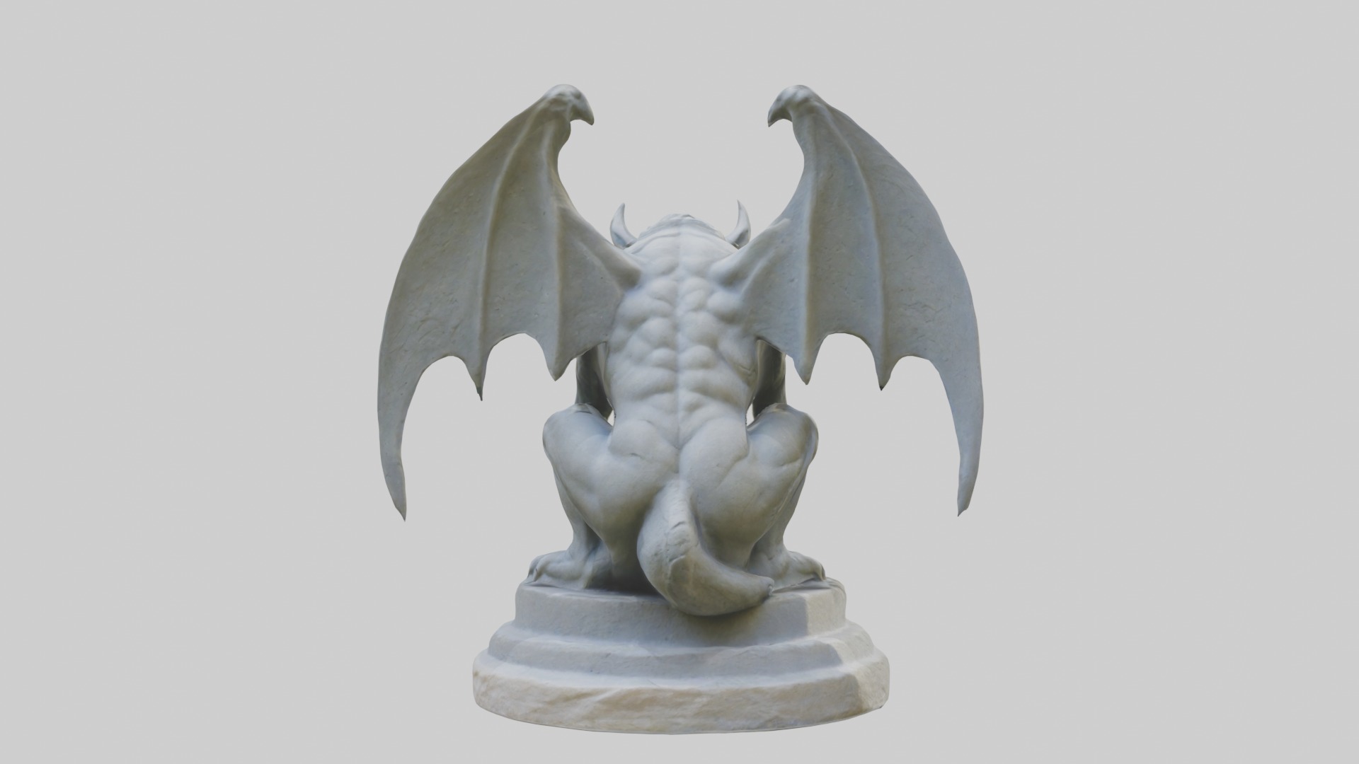 Stonegargoyle Model Low-poly 3D model_1