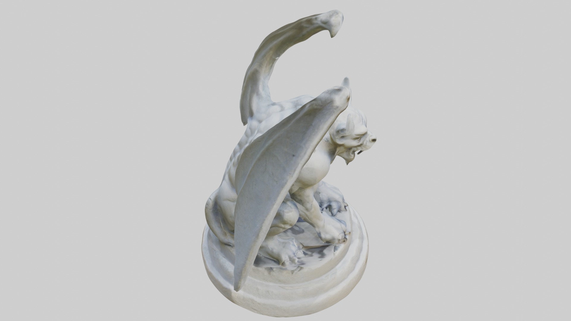 Stonegargoyle Model Low-poly 3D model_12