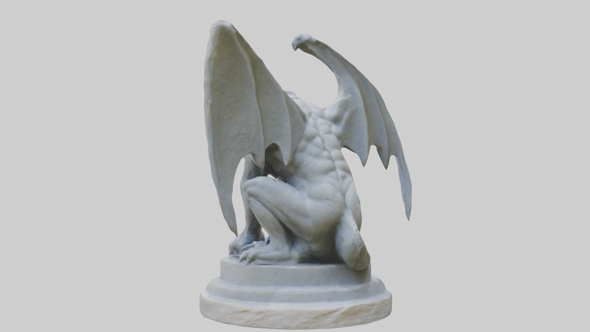 Stonegargoyle Model Low-poly 3D model_2