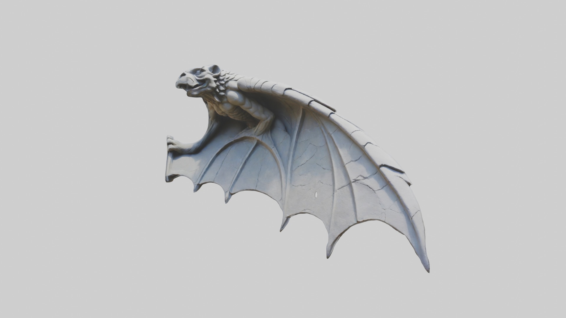 Stonegargoyle Model Low-poly 3D model_16