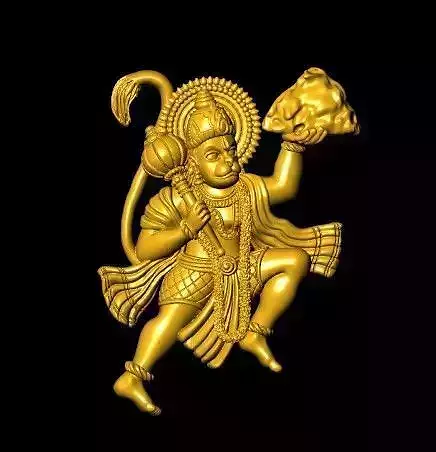 bajarangbali pendant 3D print model