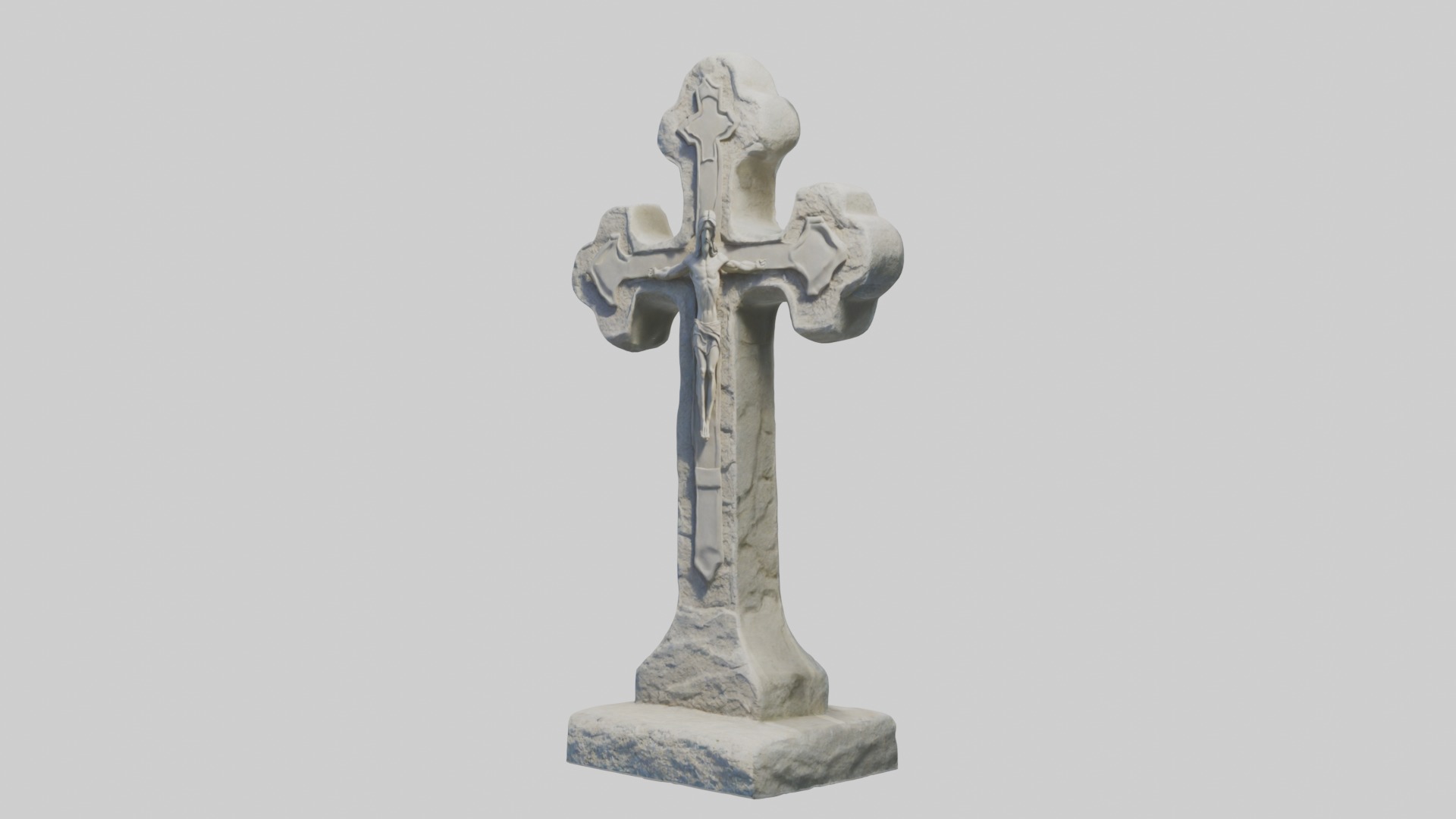 Stonecross Model Low-poly 3D model_4