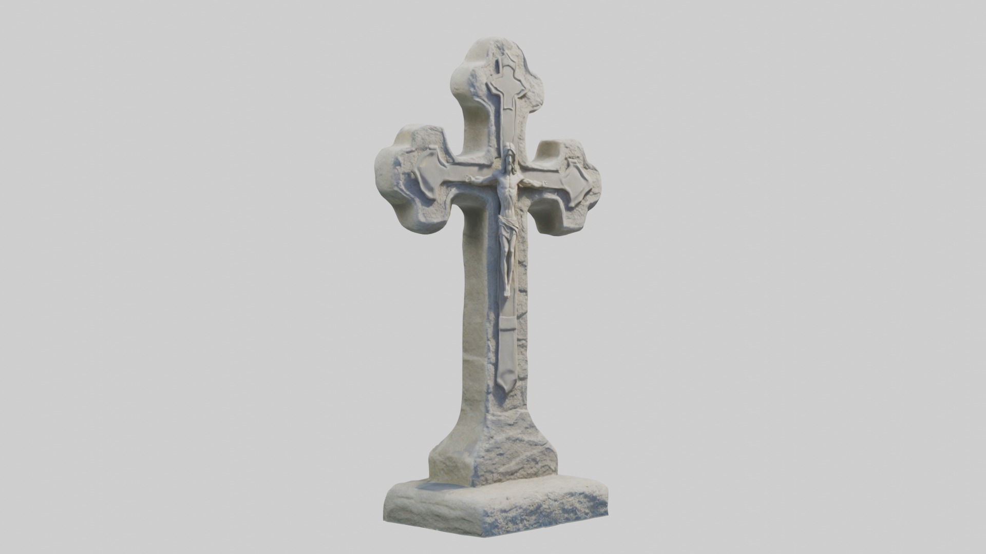 Stonecross Model Low-poly 3D model_5