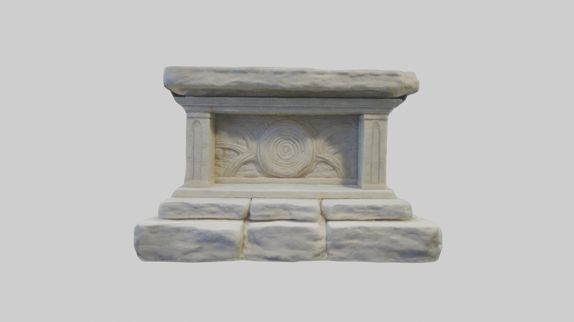 Stonealtar Model Low-poly 3D model_3