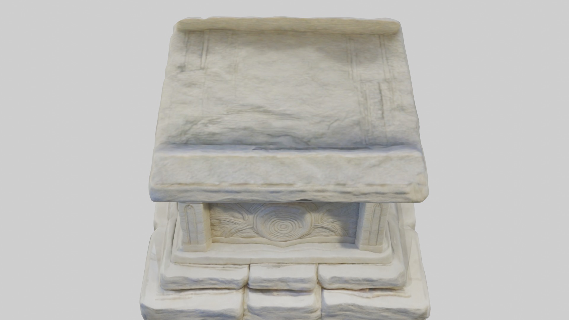 Stonealtar Model Low-poly 3D model_10