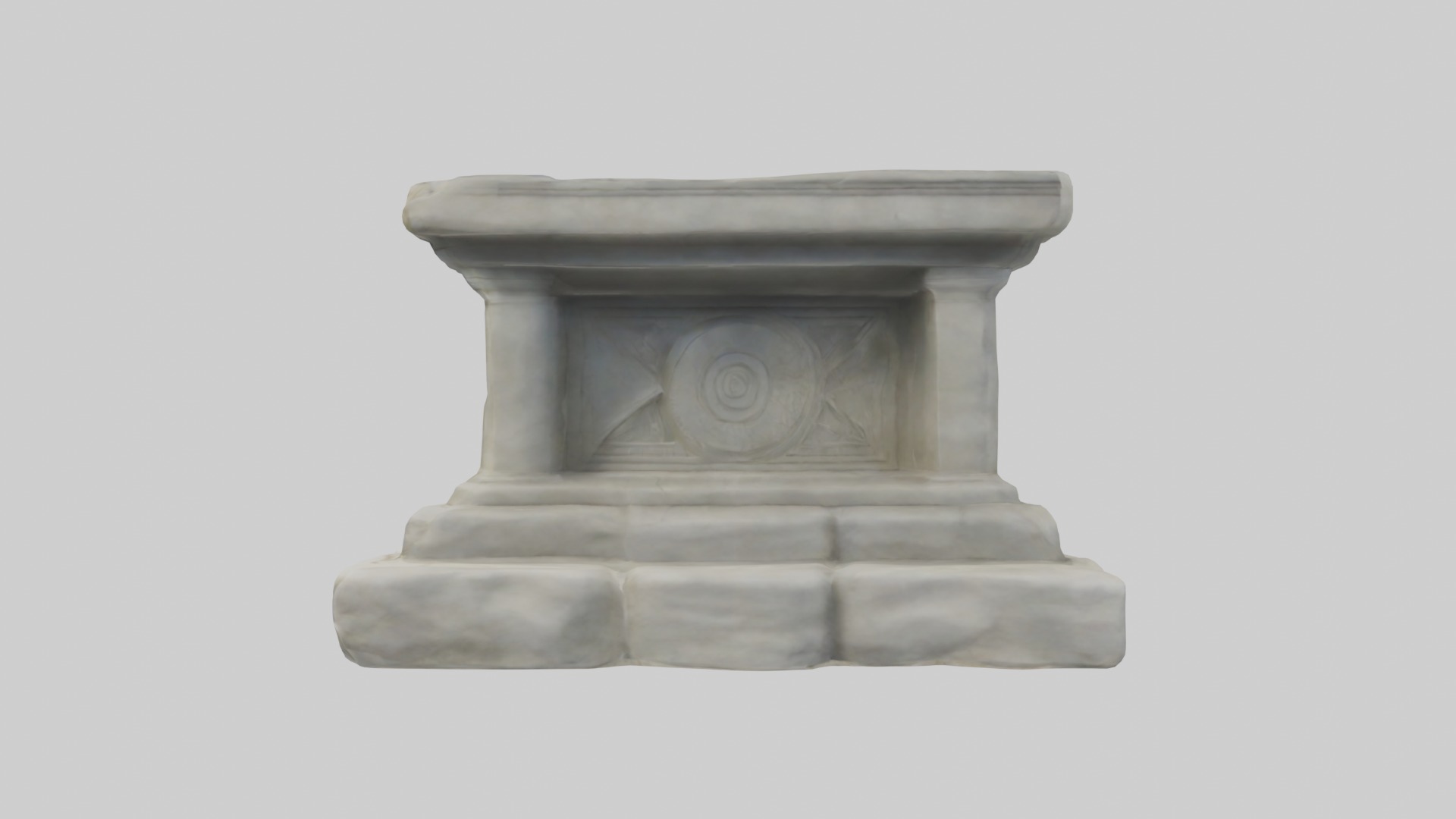 Stonealtar Model Low-poly 3D model_6