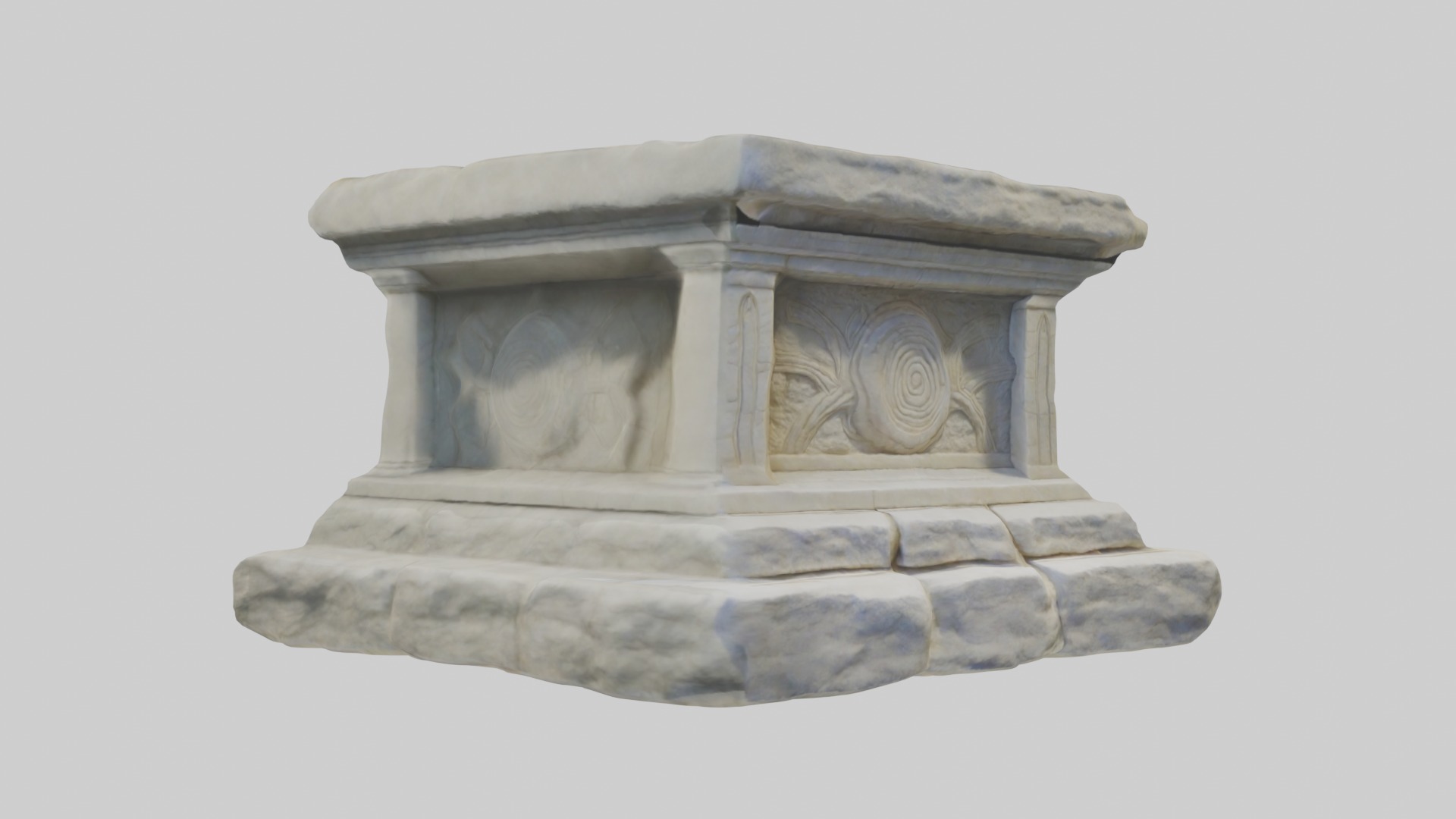 Stonealtar Model Low-poly 3D model_5