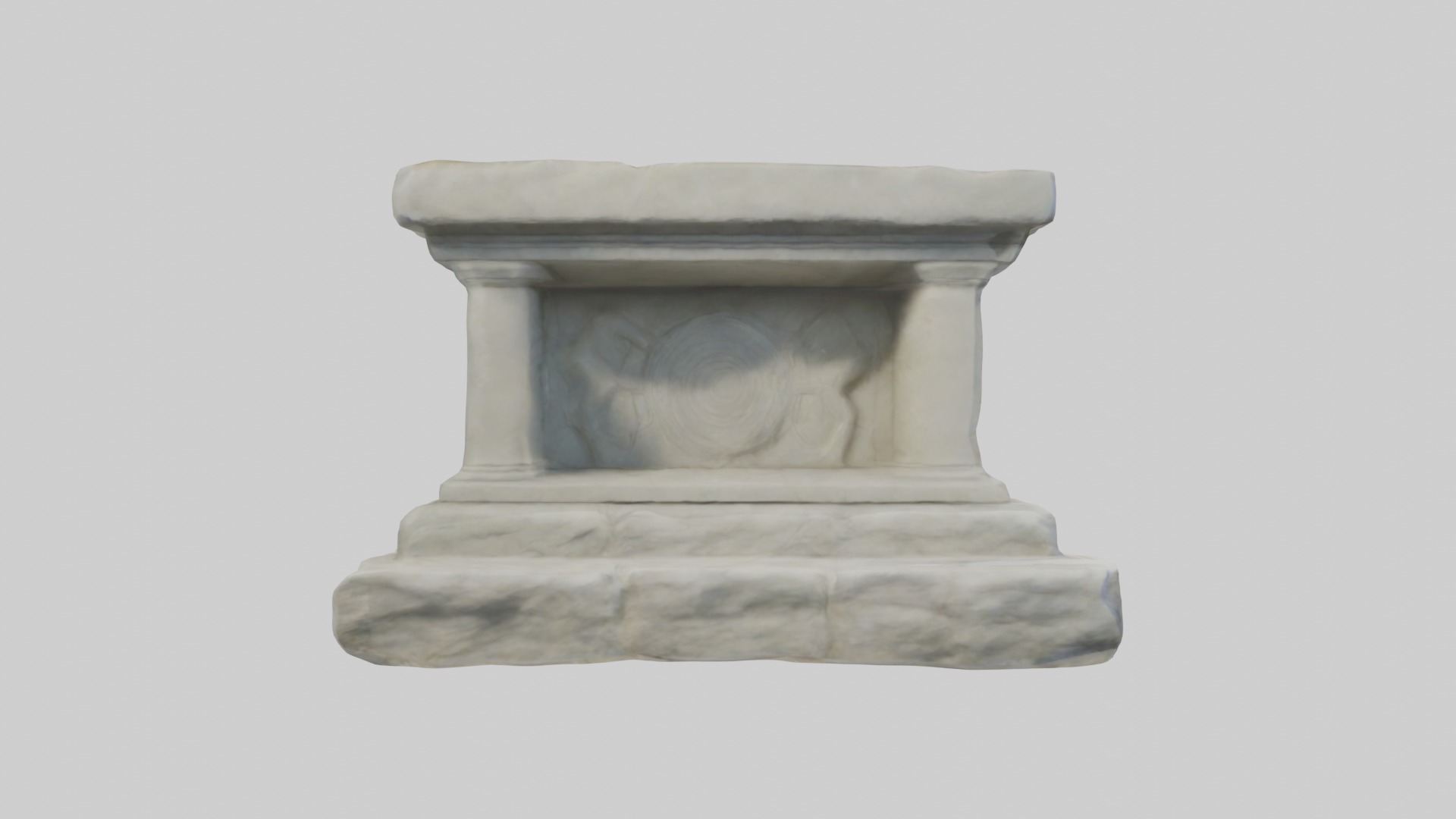 Stonealtar Model Low-poly 3D model_7