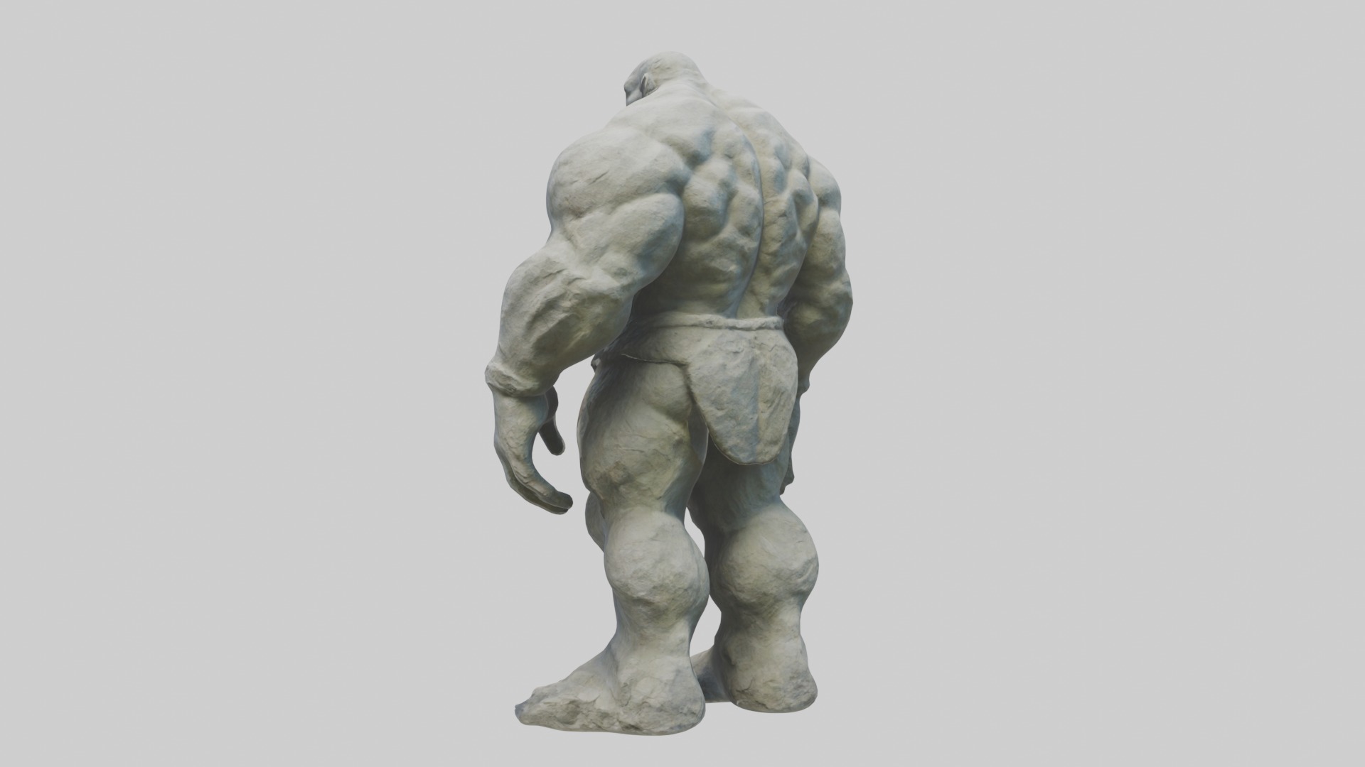Stone Giant Model Low-poly 3D model_2